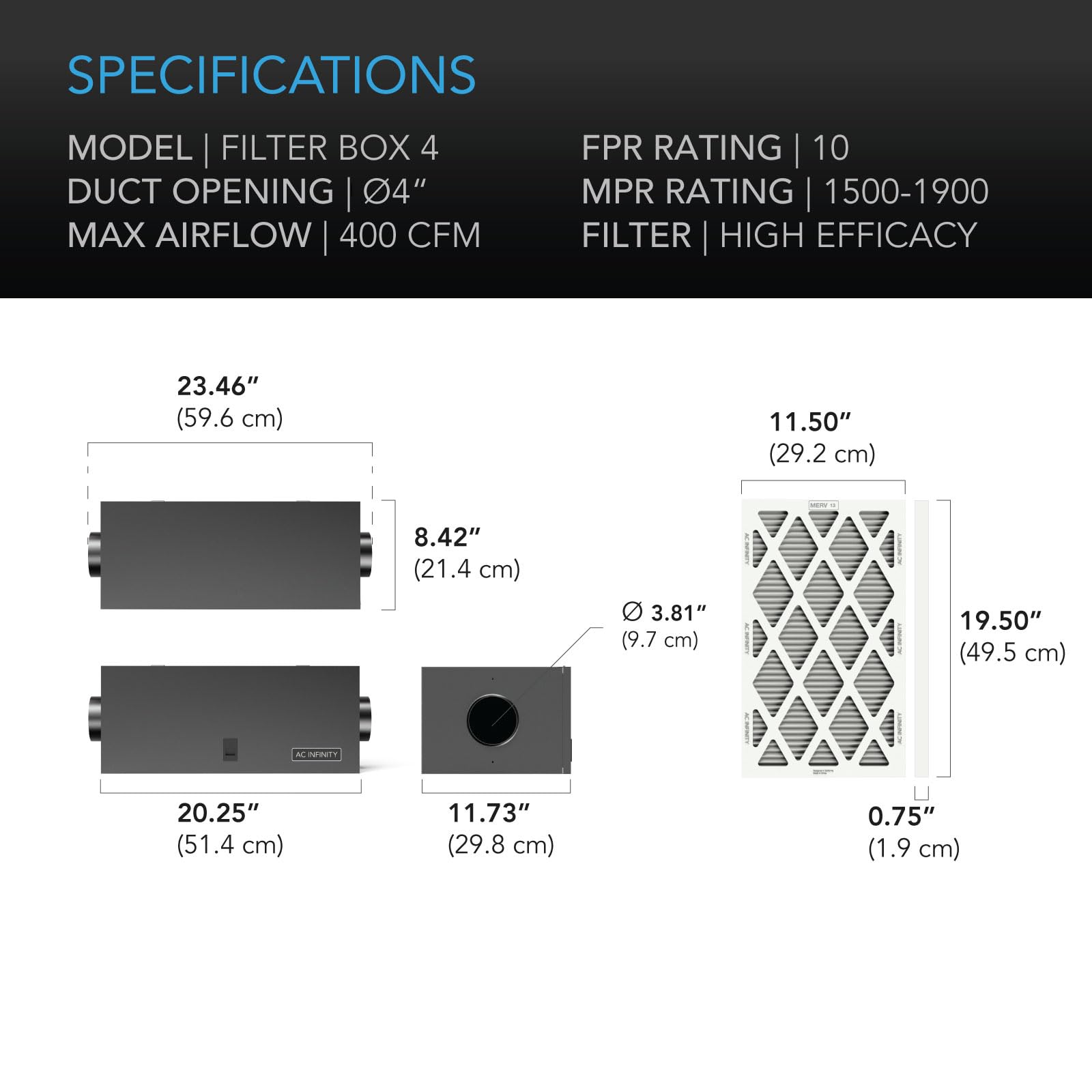 ac-infinity-inline-filter-box-4-with-high-efficacy-filter-for-whole-house-hvac-f image 5