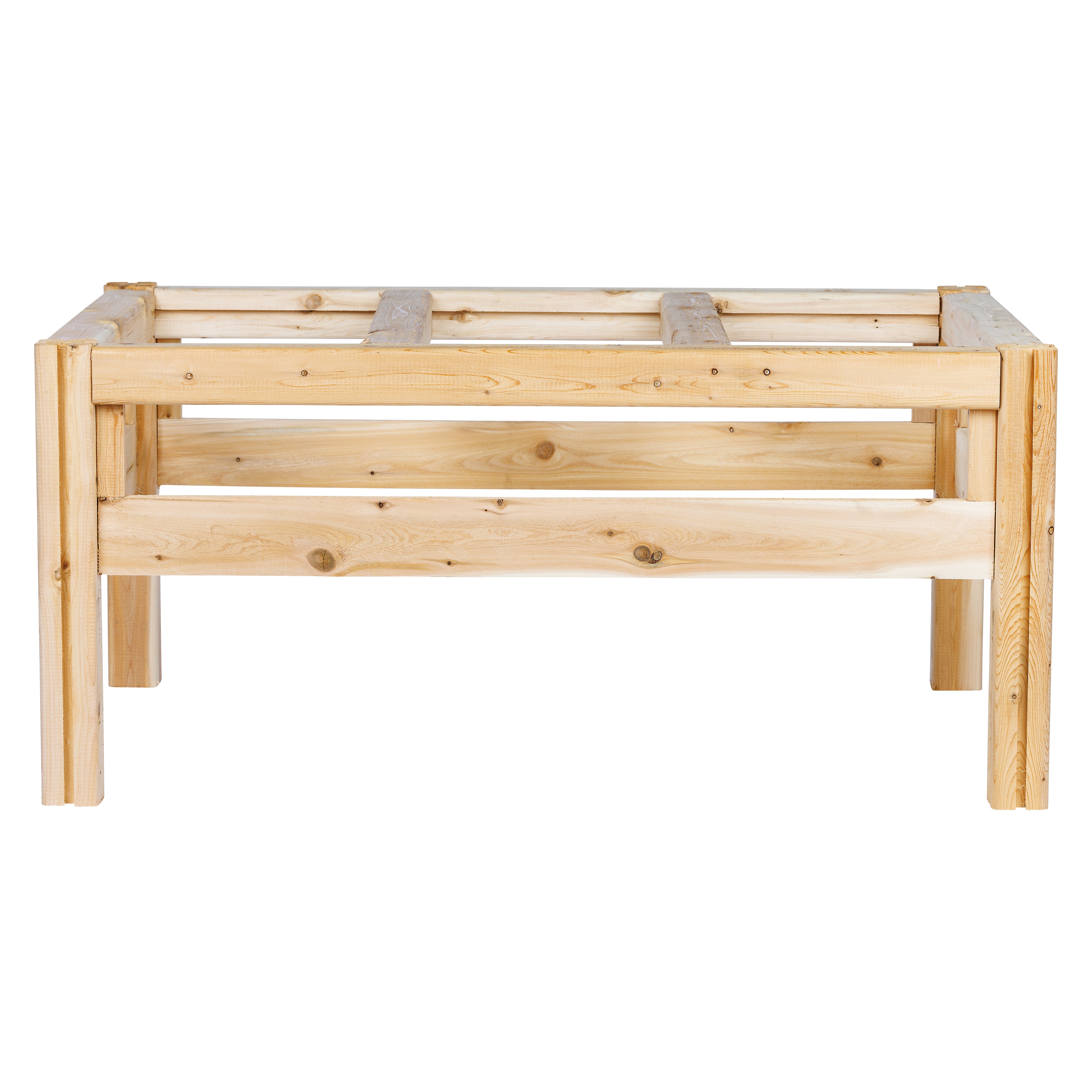 greenes-fence-six-bucket-elevated-cedar-wood-garden-frame-43-in-x-28-in-20-or-30 image 4