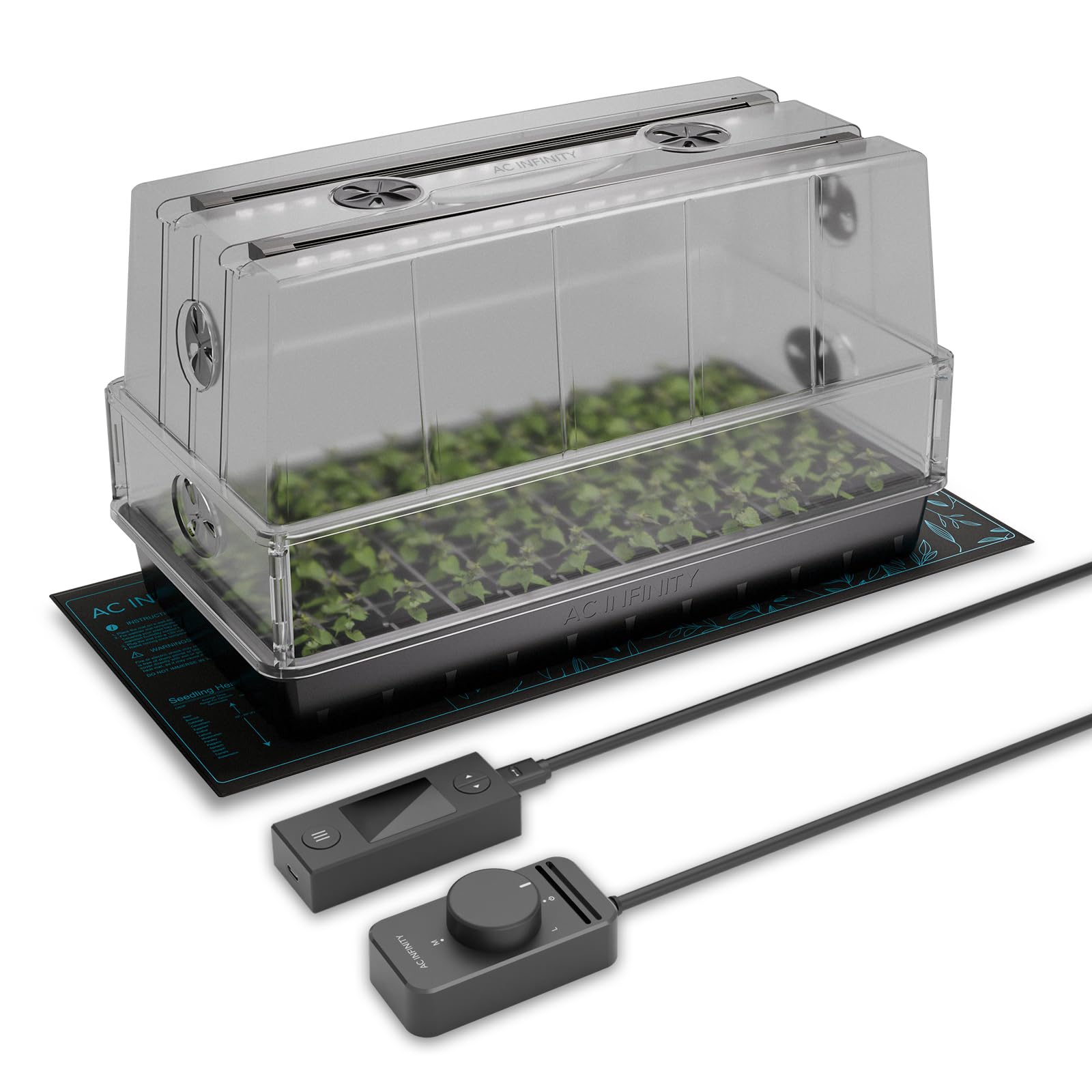 ac-infinity-humidity-dome-germination-kit-with-3mm-thick-dome-5x8-seedling-tray image 8