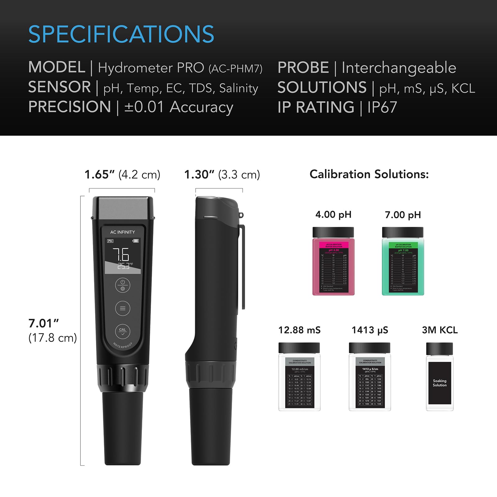 ac-infinity-hydroponic-meter-pro-kit-high-precision-digital-ph-pen-with-0-01-ph- image 6
