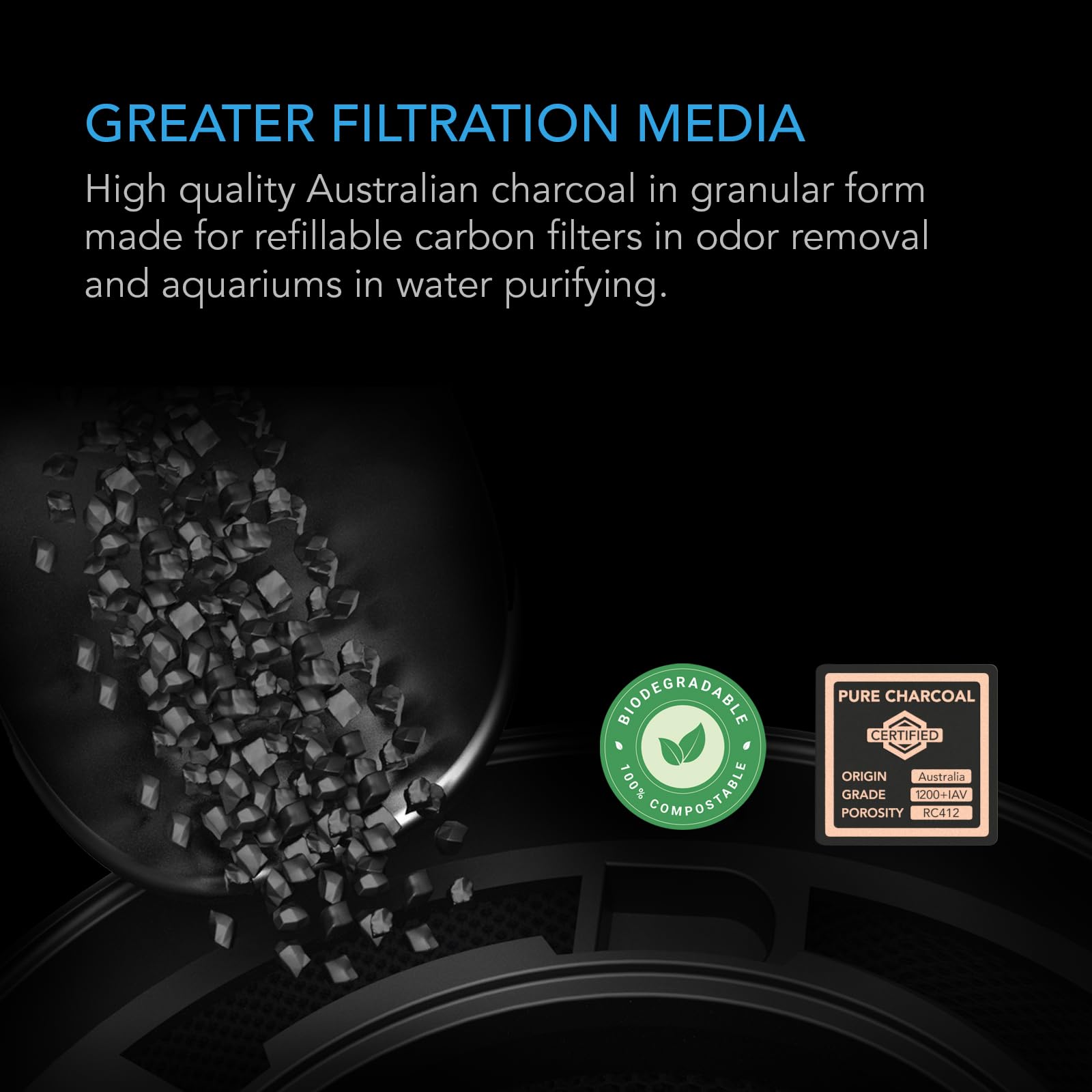 ac-infinity-premium-activated-carbon-8-lb-refill-charcoal-for-4-6-carbon-filters image 2