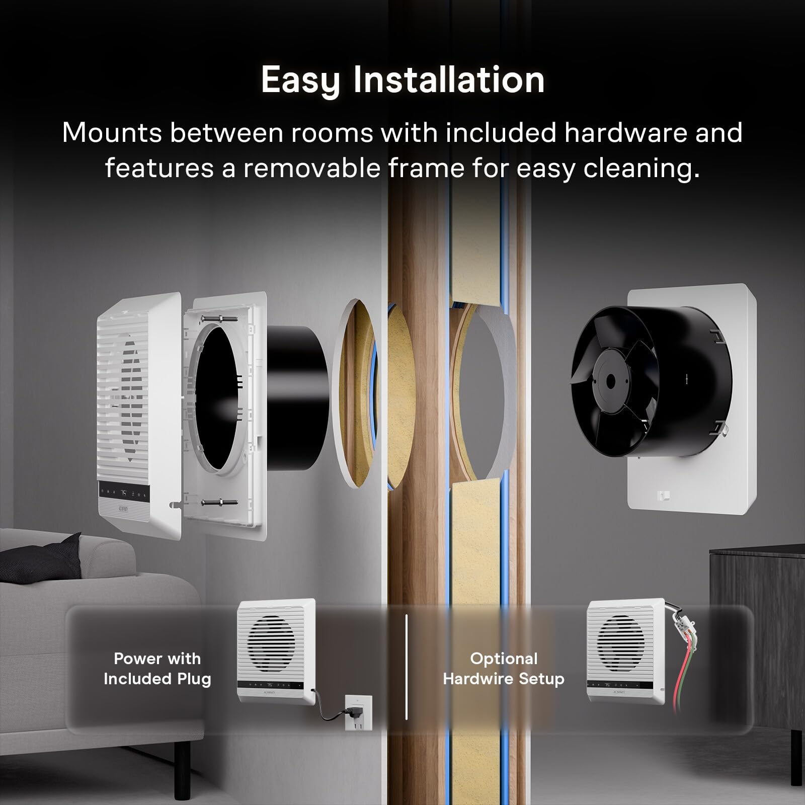ac-infinity-smart-room-to-room-fan-6-two-way-reversible-airflow-through-wall-fan image 7