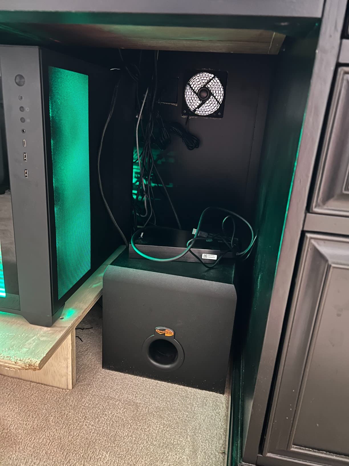 Keeps my AV cabinet cool and quiet