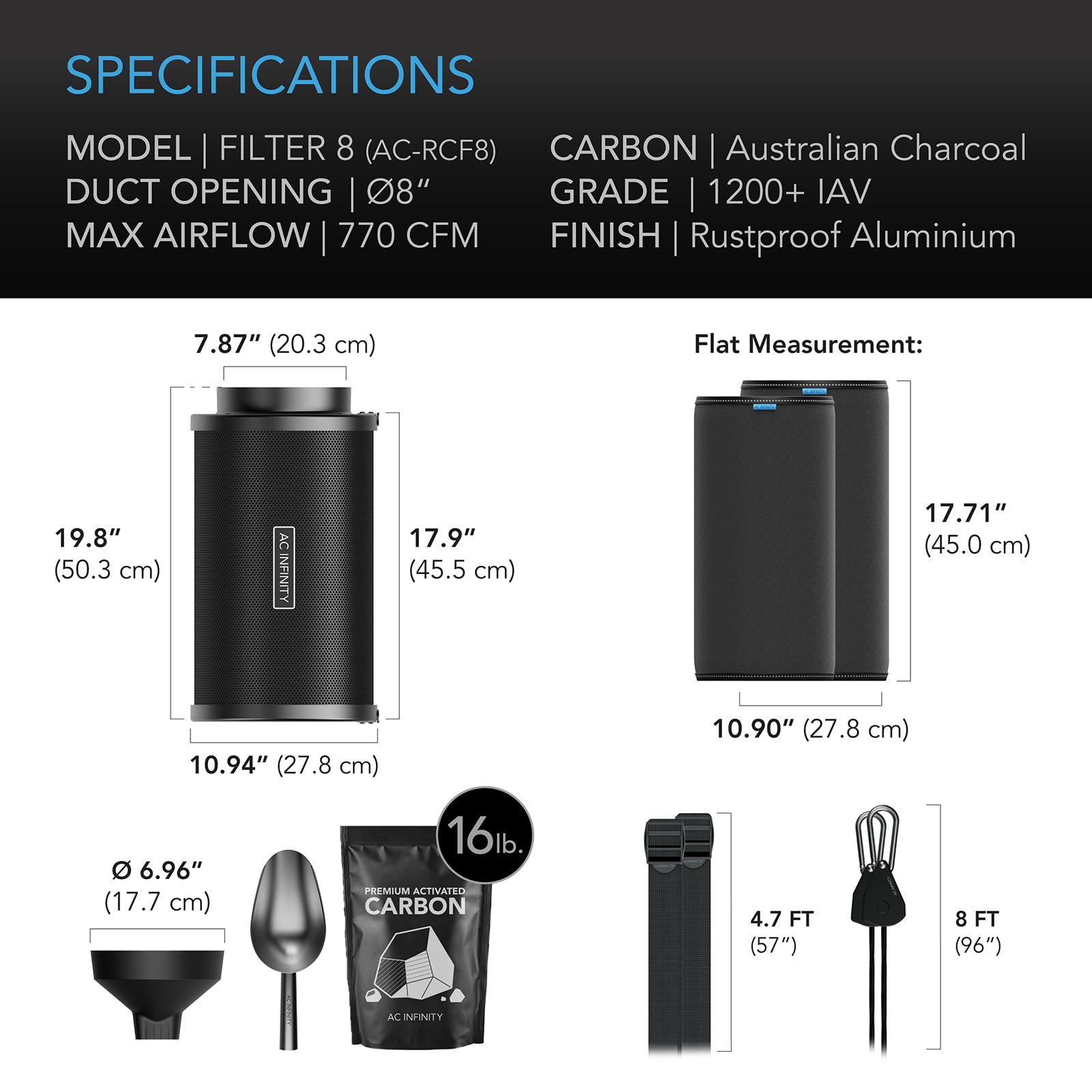 ac-infinity-refillable-carbon-filter-kit-8-with-additional-refill-reusable-charc image 7