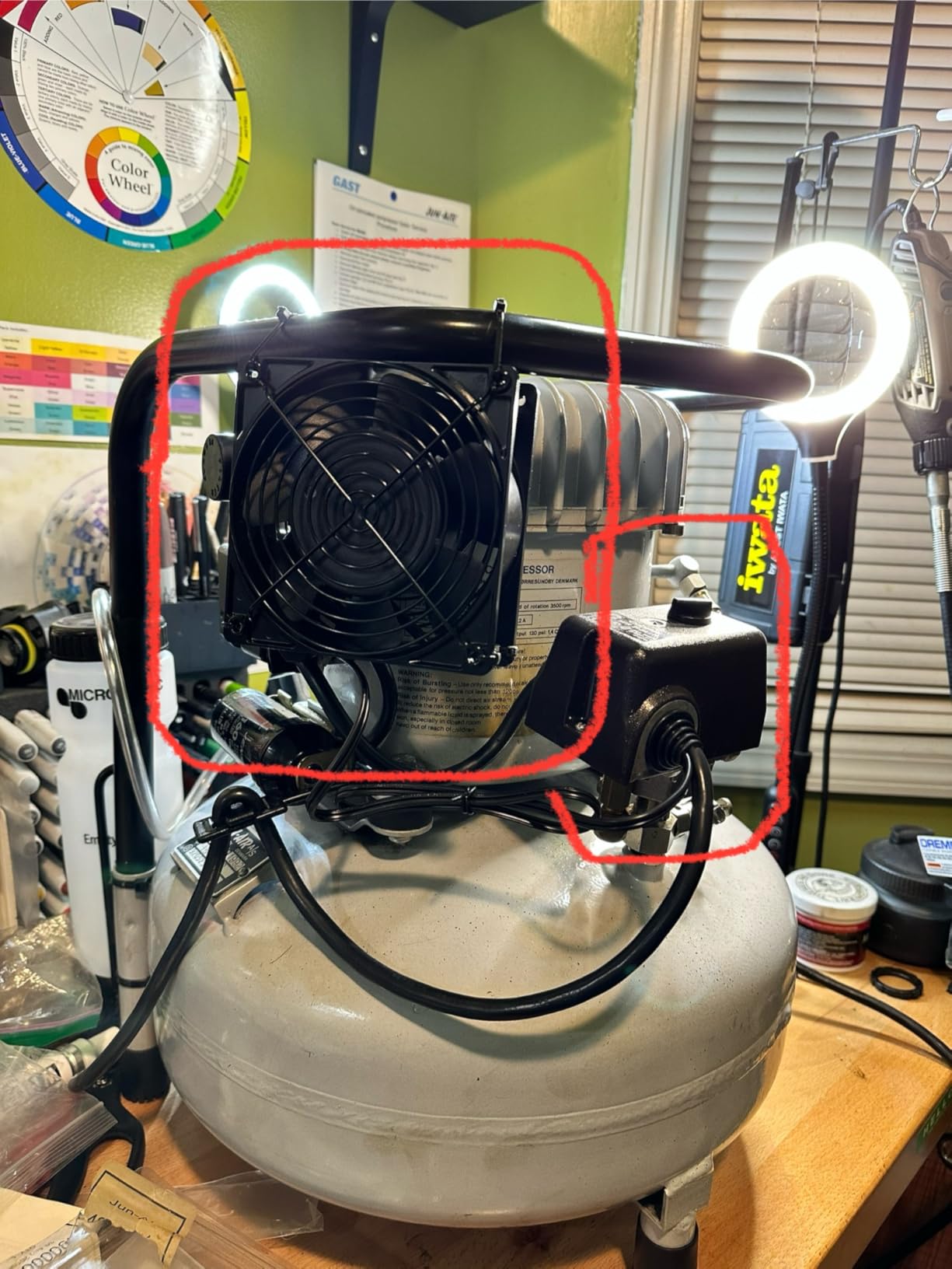 Good fan, a bit loud