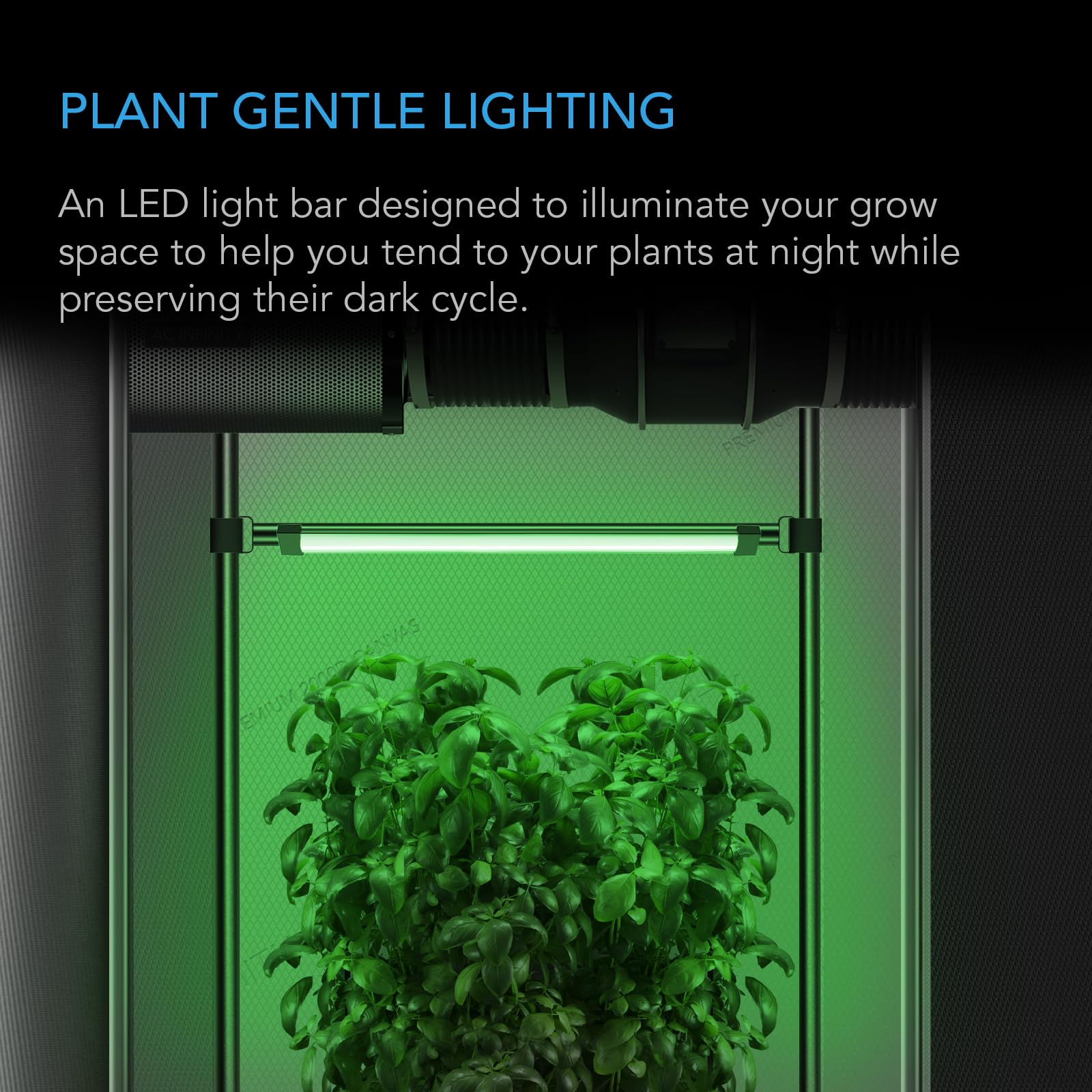ac-infinity-ionbeam-green-16-plant-gentle-green-led-work-light-bar-with-timer-co image 2