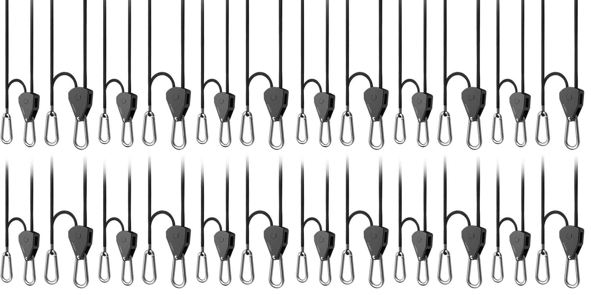 ac-infinity-adjustable-1-8-rope-hanger-2-pairs-heavy-duty-stainless-steel-ratche image 6
