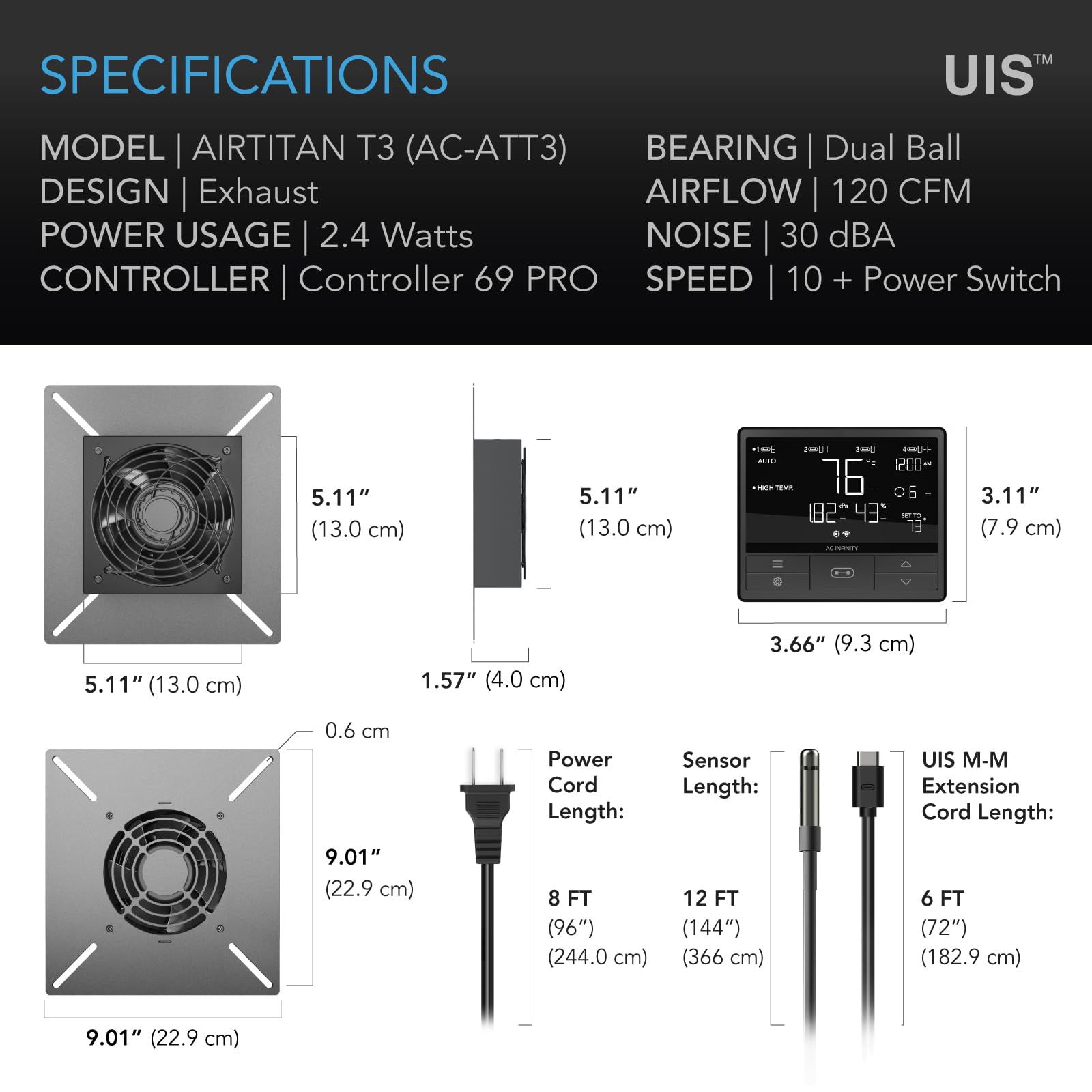 ac-infinity-airtitan-t3-6-ventilation-exhaust-fan-with-wifi-temperature-humidity image 6
