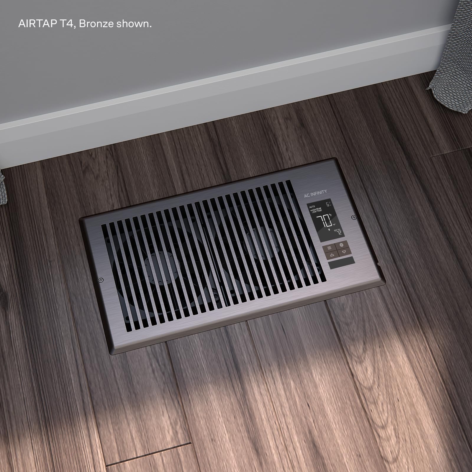 ac-infinity-airtap-t4-bronze-register-booster-fan-for-4-x-12-vents-with-thermost image 7