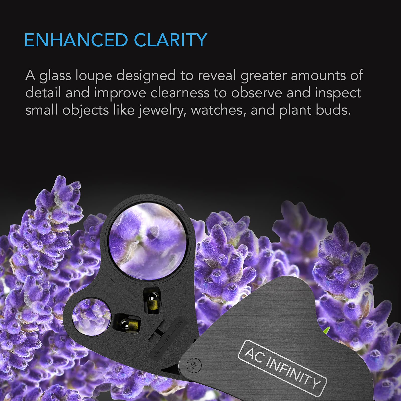 ac-infinity-jewelers-loupe-30x-60x-led-magnifying-glass-with-aluminum-case image 2