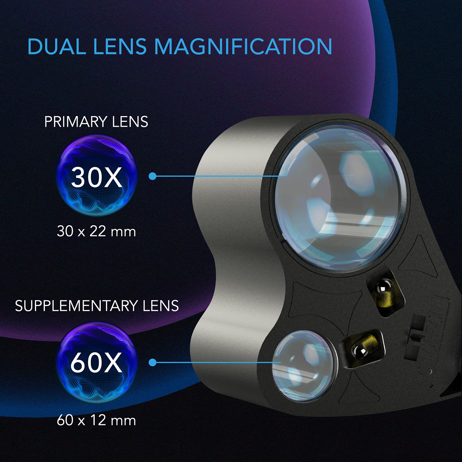 ac-infinity-jewelers-loupe-30x-60x-led-magnifying-glass-with-aluminum-case image 4