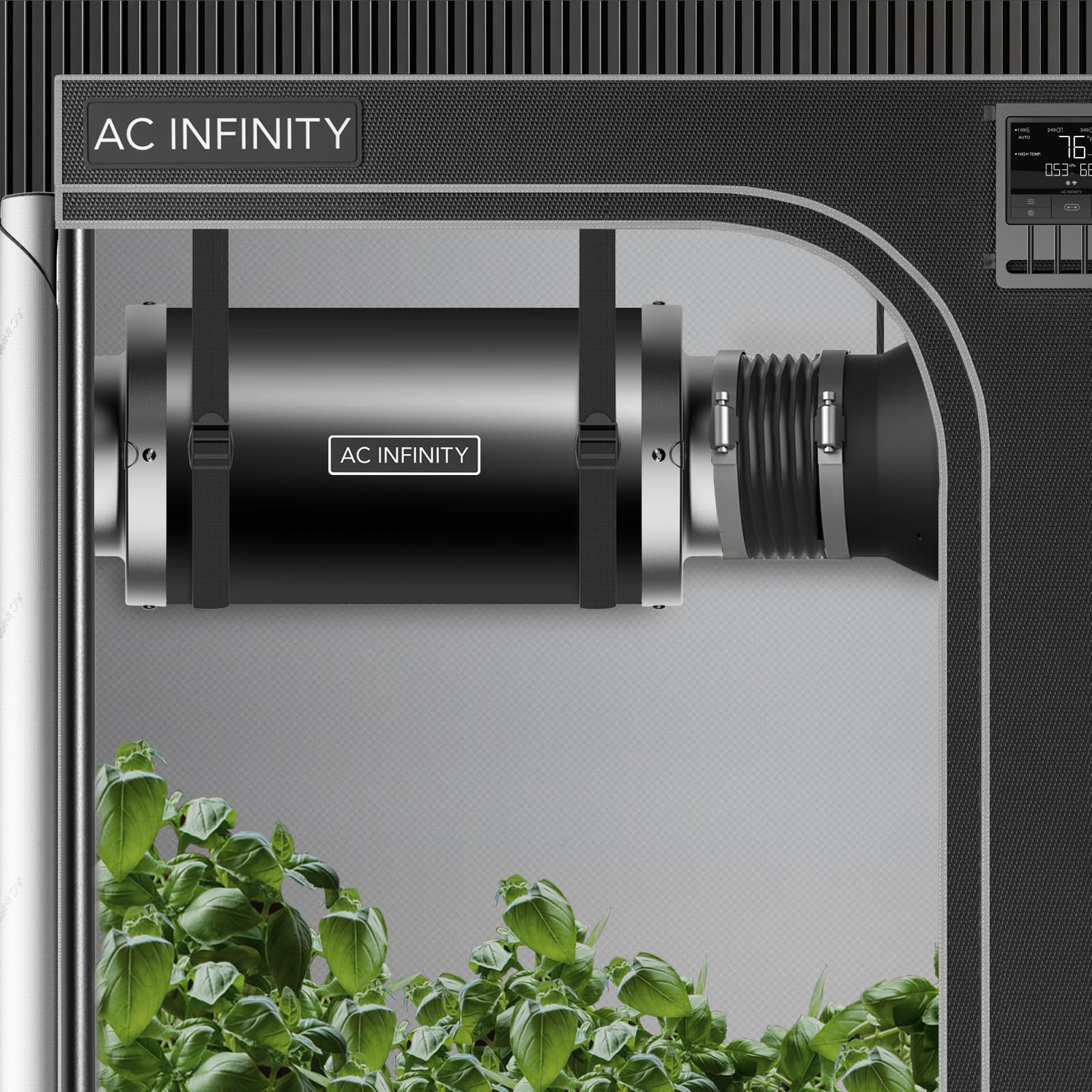 ac-infinity-inline-duct-fan-silencer-6-noise-reduction-muffler-for-grow-tent-ven image 6
