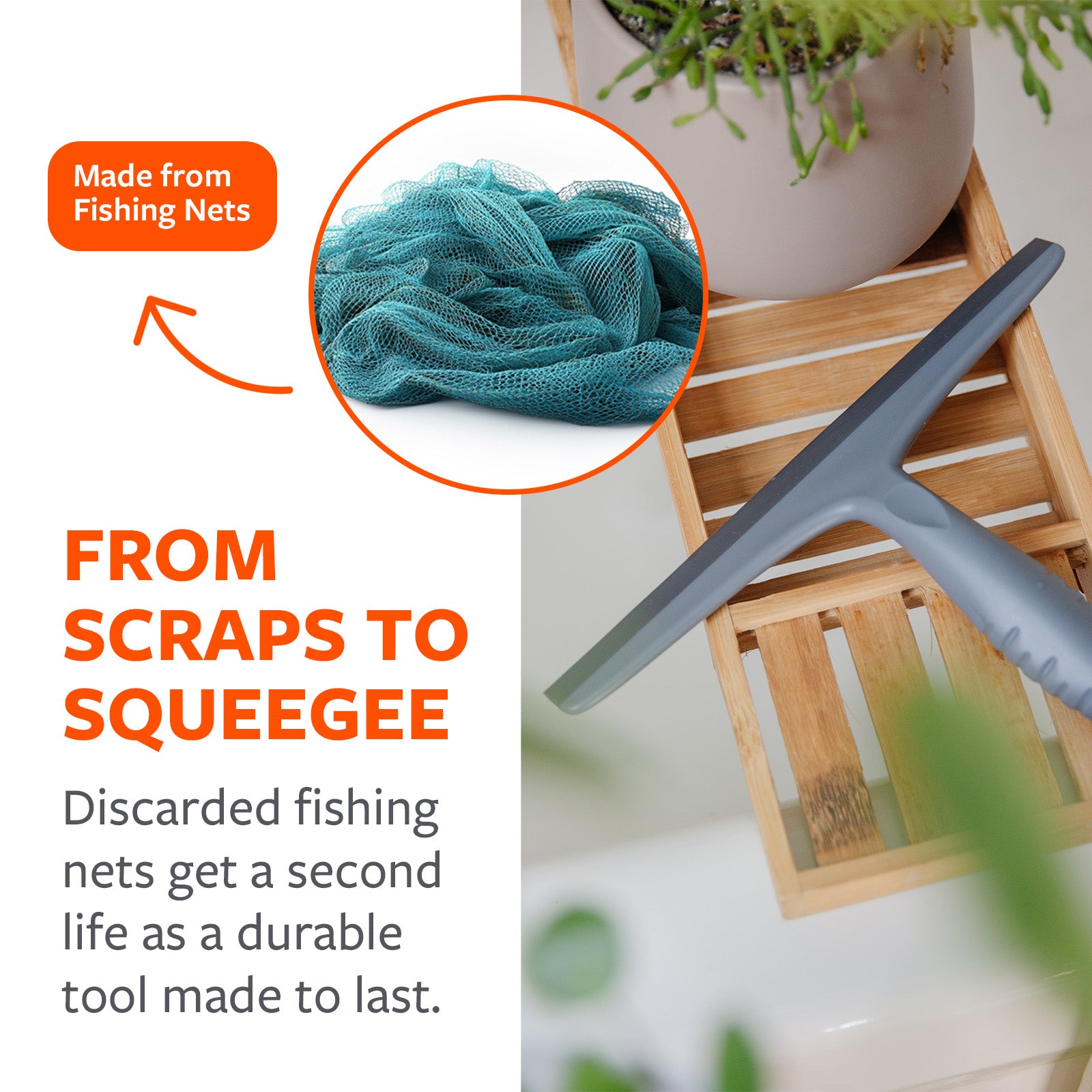 full-circle-clean-ocean-streak-free-squeegee-recycled-fishing-nets-handle image 7