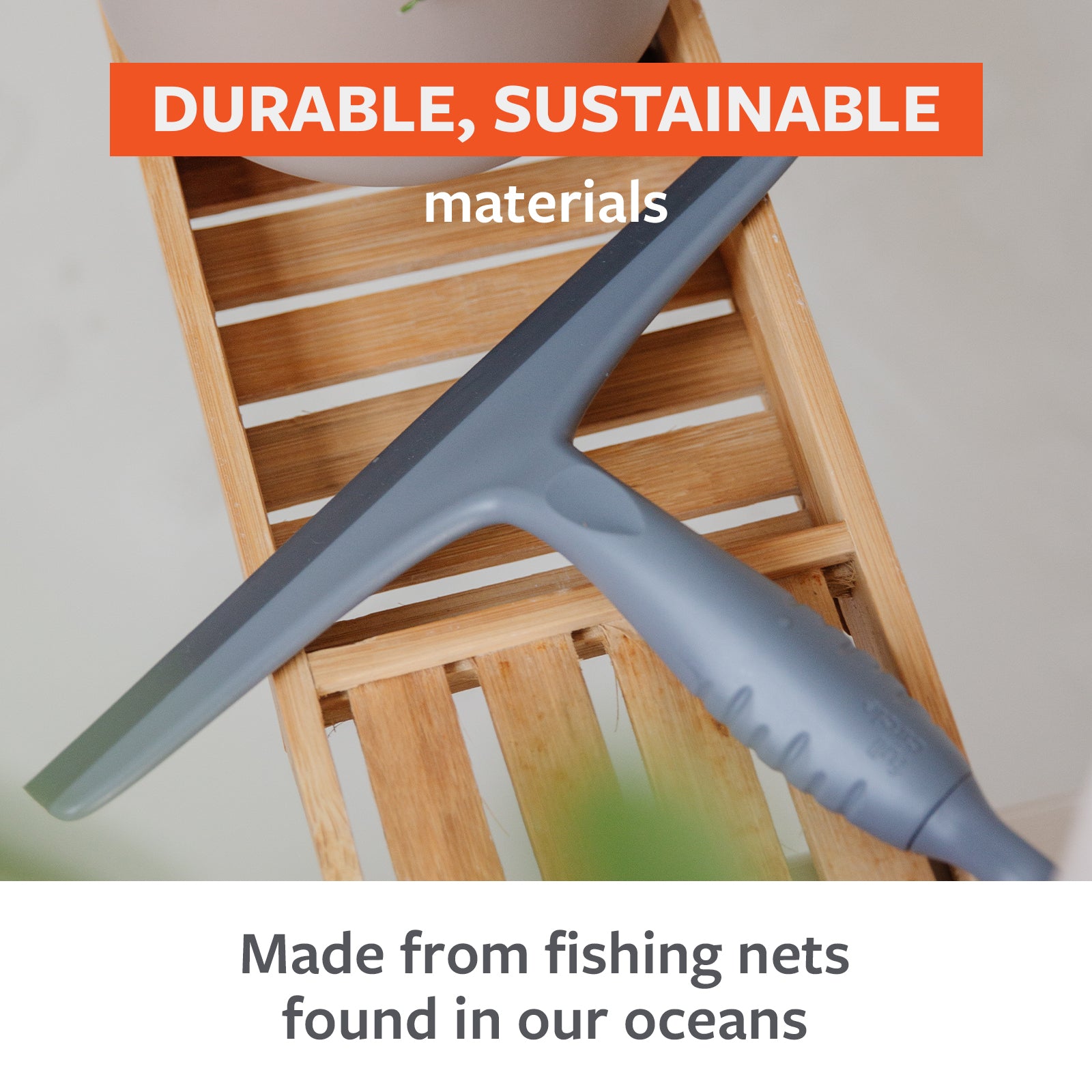 full-circle-clean-ocean-streak-free-squeegee-recycled-fishing-nets-handle image 4