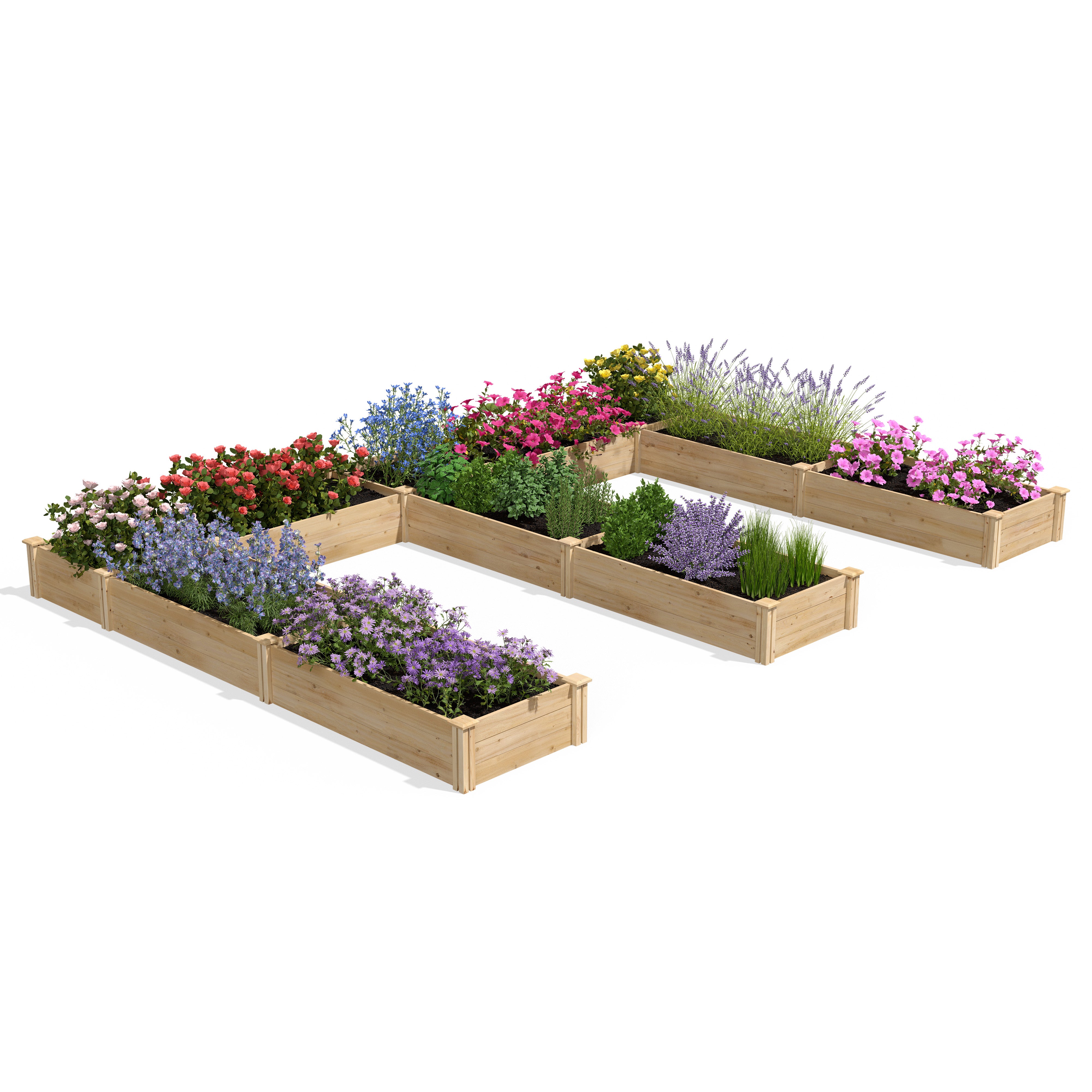 greenes-fence-premium-cedar-e-shaped-raised-garden-bed-3-4-in-thick-rcocle-rcocb image 5