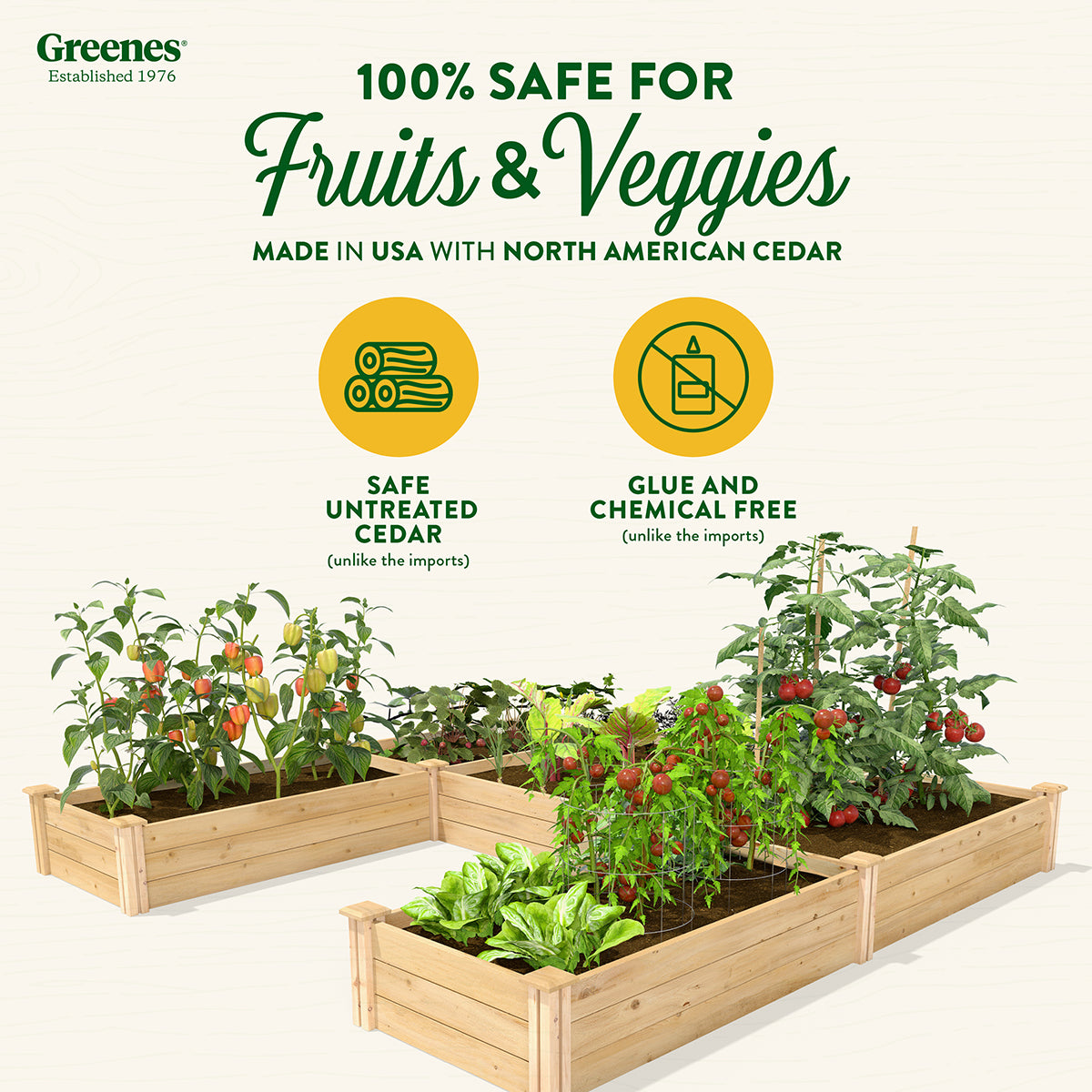 greenes-fence-premium-cedar-raised-garden-bed-u-shaped-8-ft-x-8-ft-x-10-5-in-3-4 image 3
