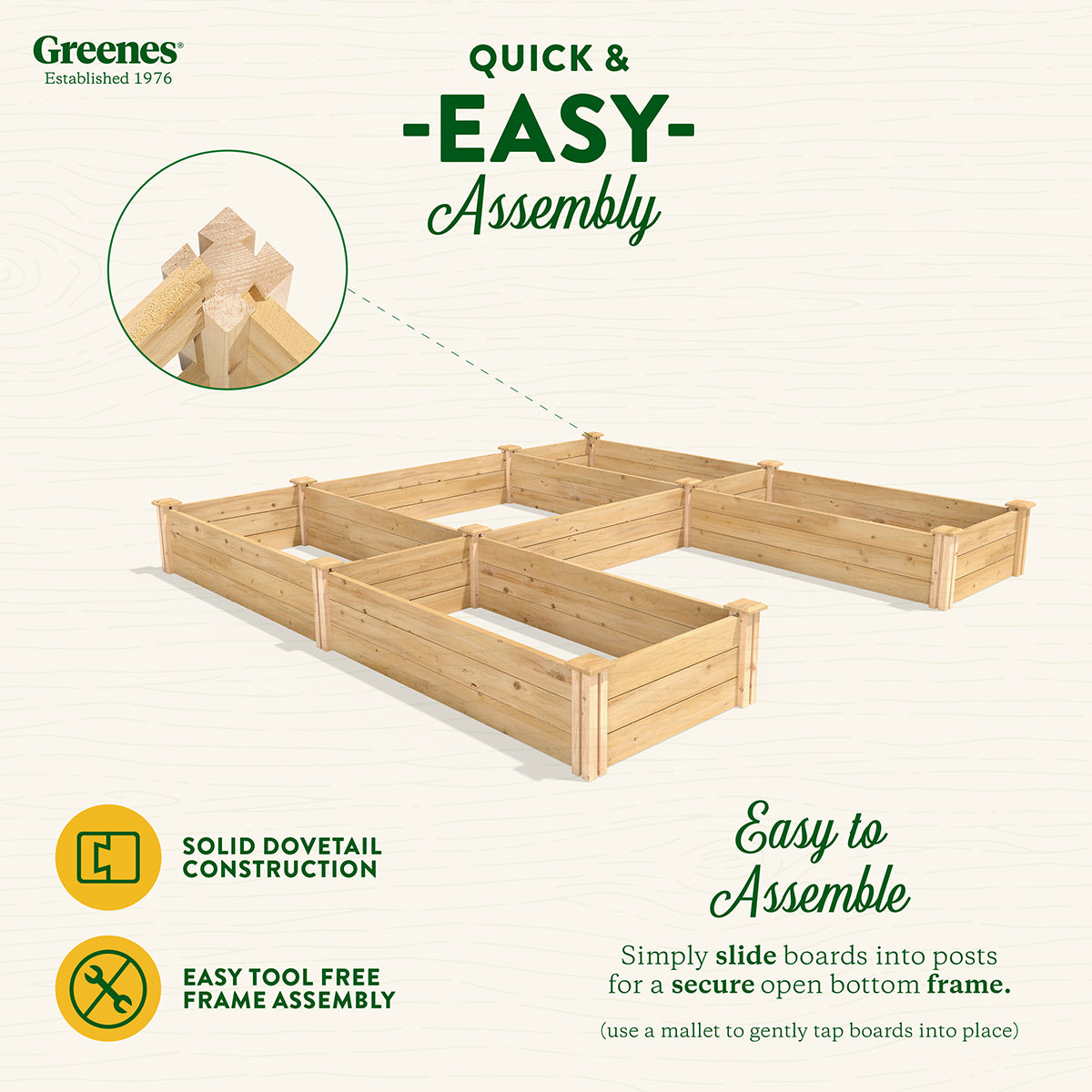 greenes-fence-premium-cedar-raised-garden-bed-u-shaped-8-ft-x-8-ft-x-10-5-in-3-4 image 4