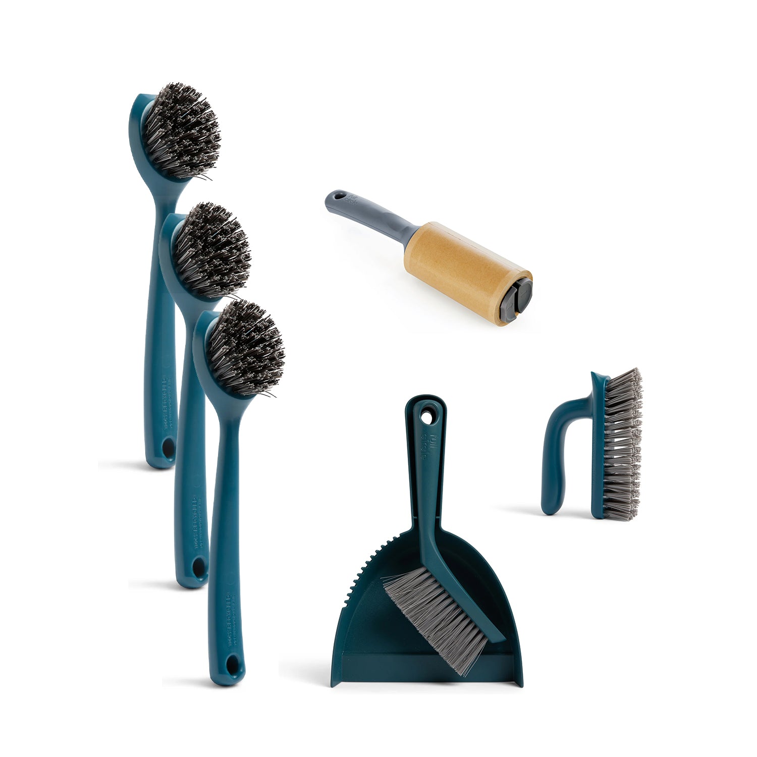 full-circle-clean-ocean-collection-6-piece-cleaning-set-from-recycled-fishing-ne image 1