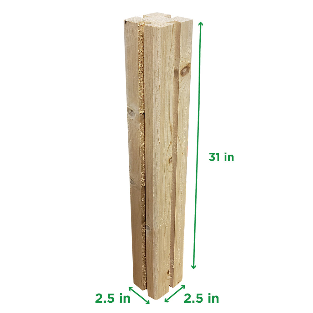greenes-fence-premium-cedar-composter-post-31-in-x-2-5-in-x-2-5-in-model-rcp31 image 2