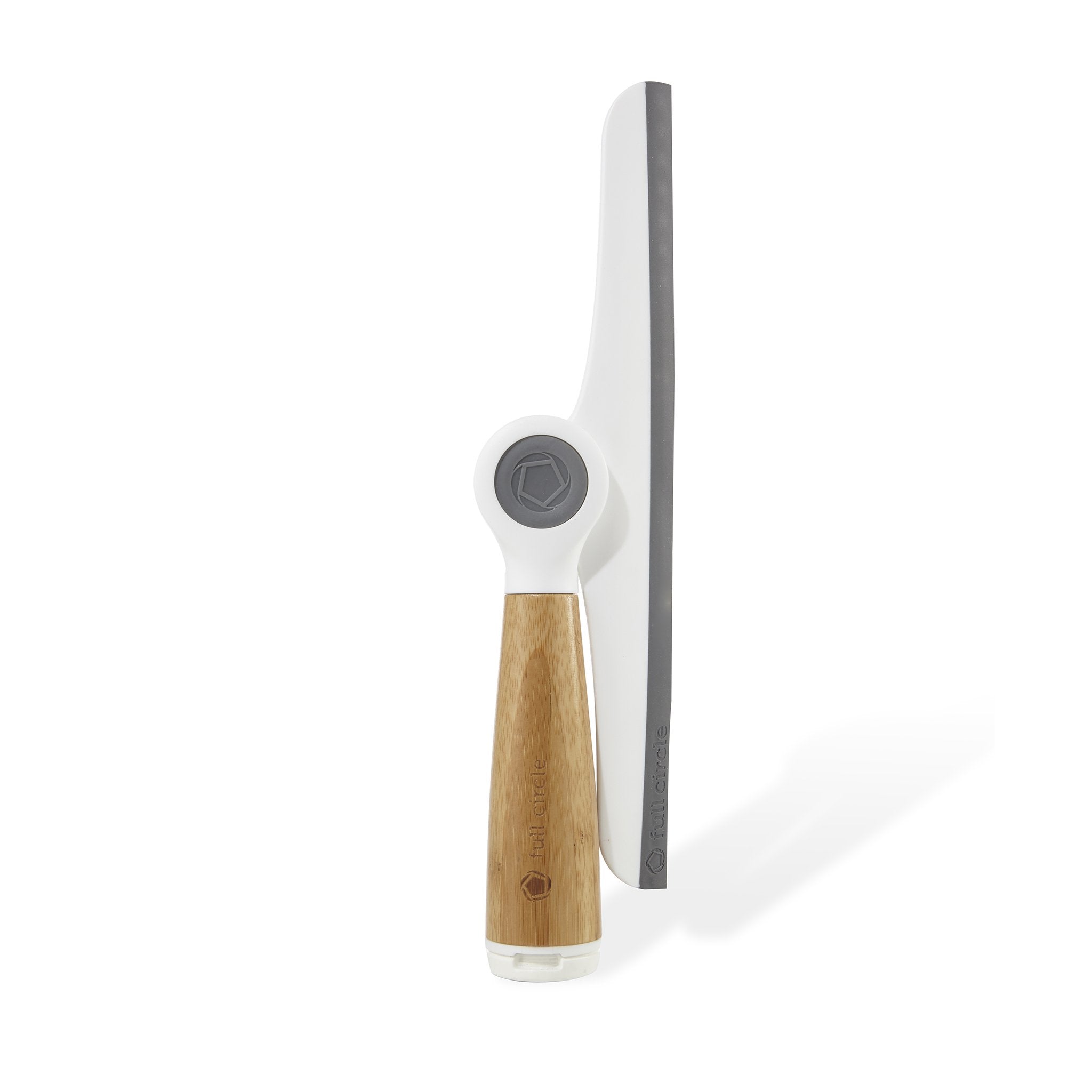 full-circle-hang-tight-pivoting-squeegee-bamboo-handle-with-suction-cup image 1