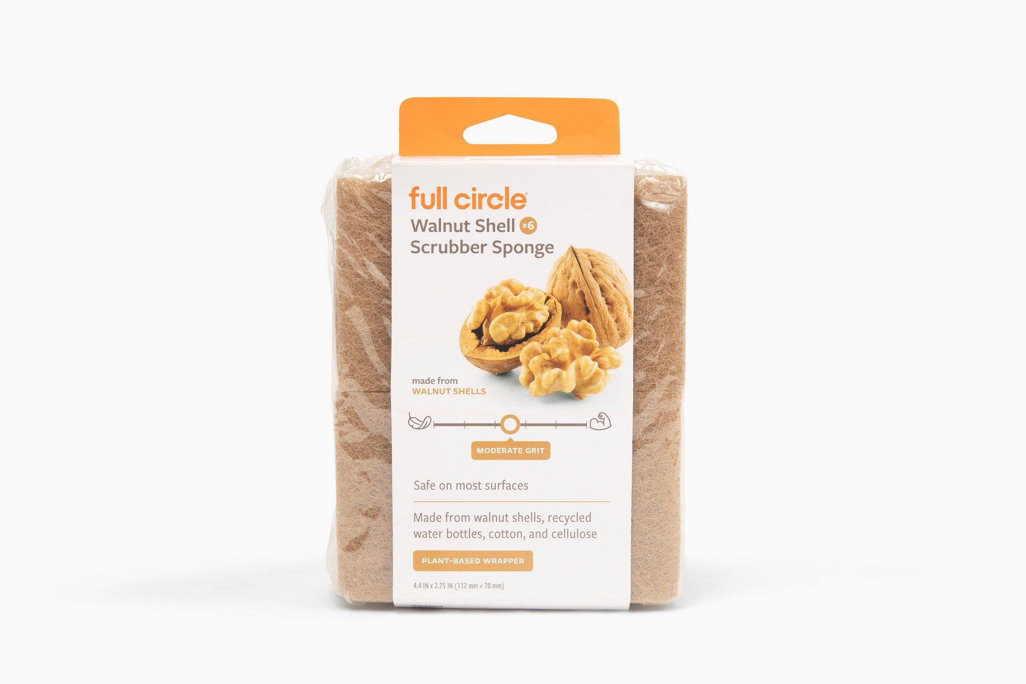 full-circle-walnut-shell-scrubber-sponge image 5