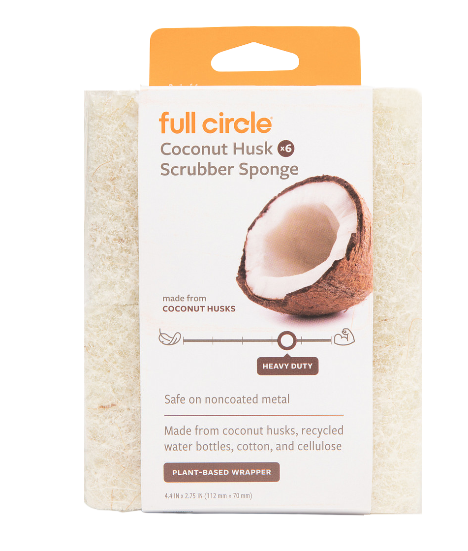 full-circle-coconut-husk-scrubber-sponge image 7