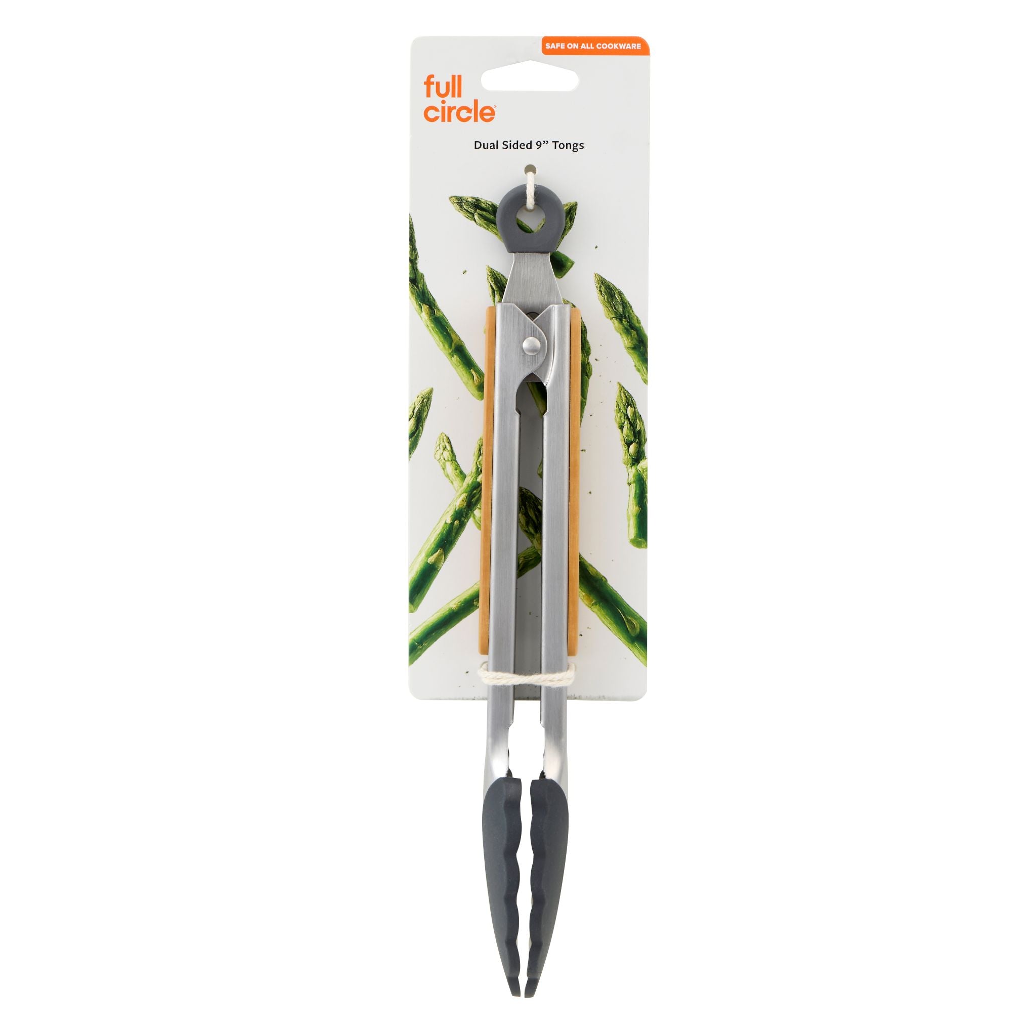 full-circle-dual-sided-tongs-with-silicone-and-stainless-steel-heads image 2
