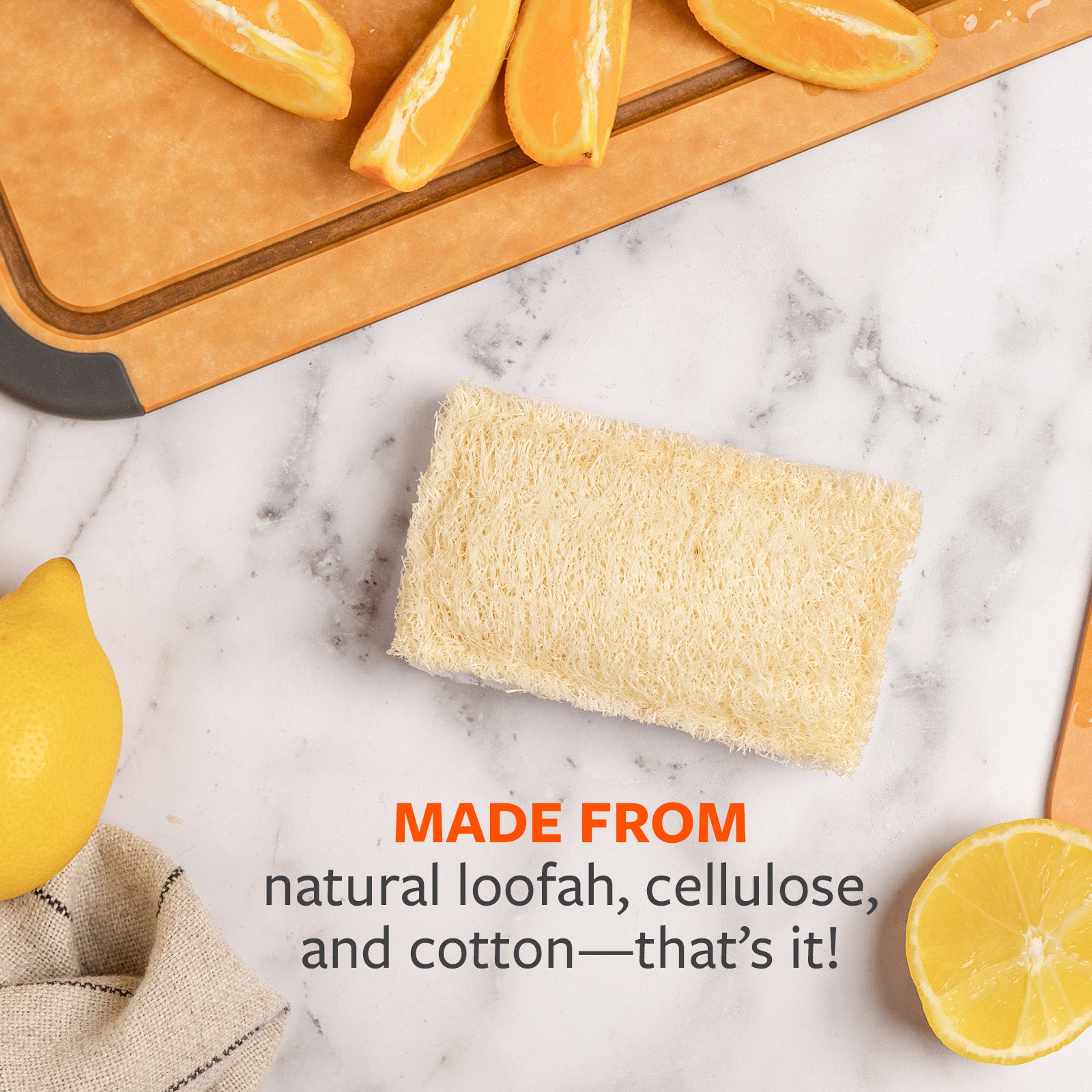 full-circle-100-plastic-free-loofah-scrubber-sponge-natural-loofah-plant-based-c image 4