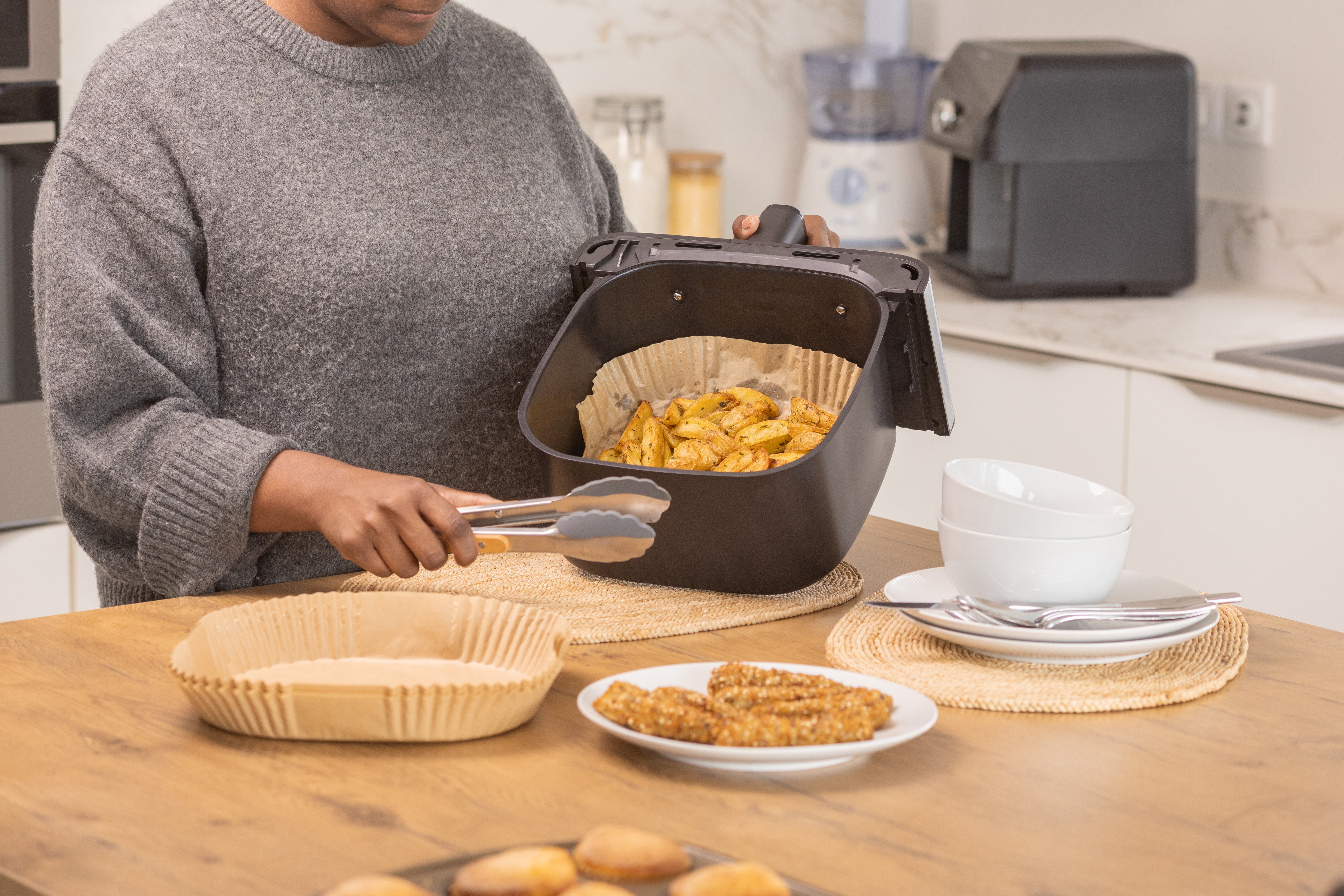 full-circle-fsc-certified-air-fryer-liners-pack-of-100 image 8