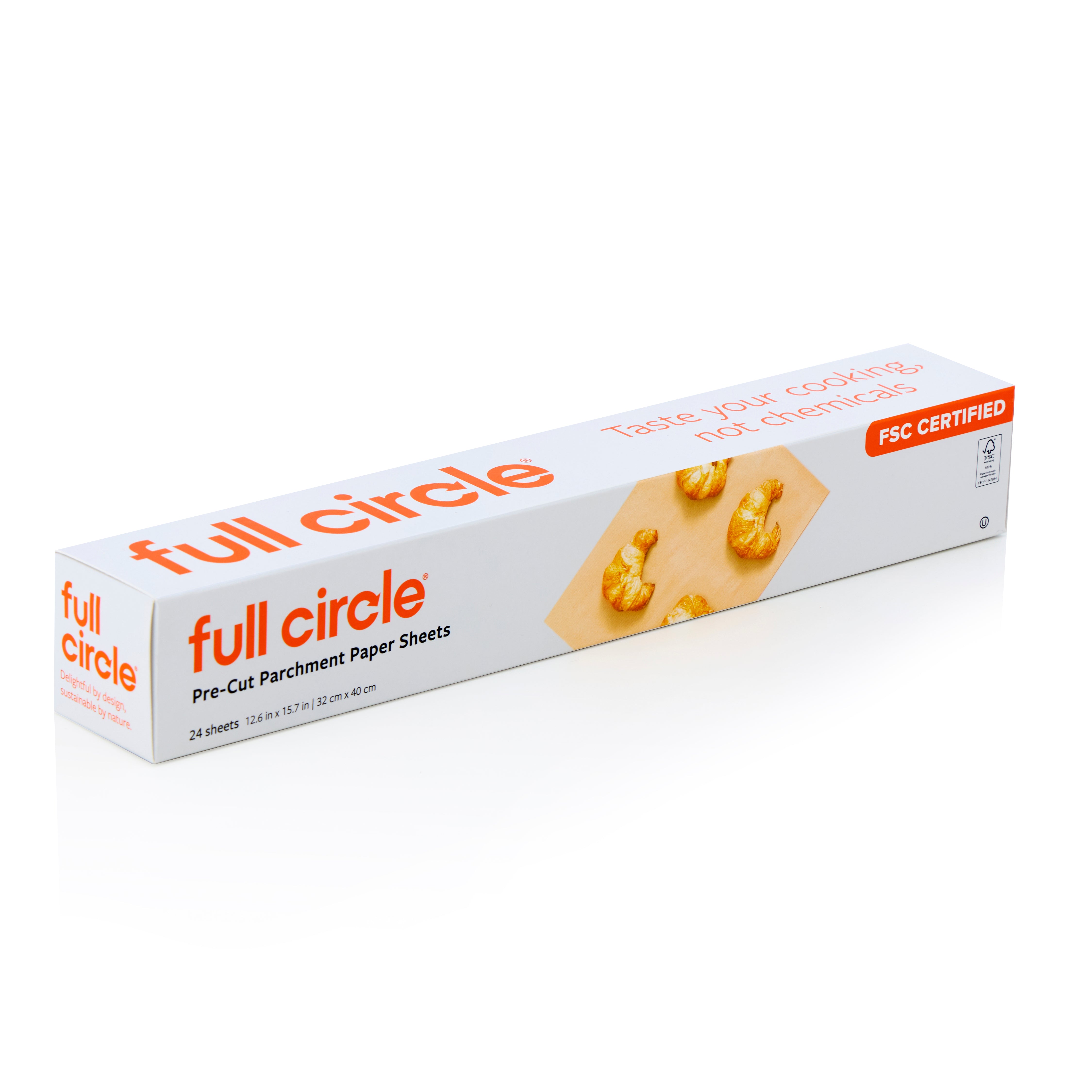 full-circle-pre-cut-parchment-paper-sheets-24-count image 1