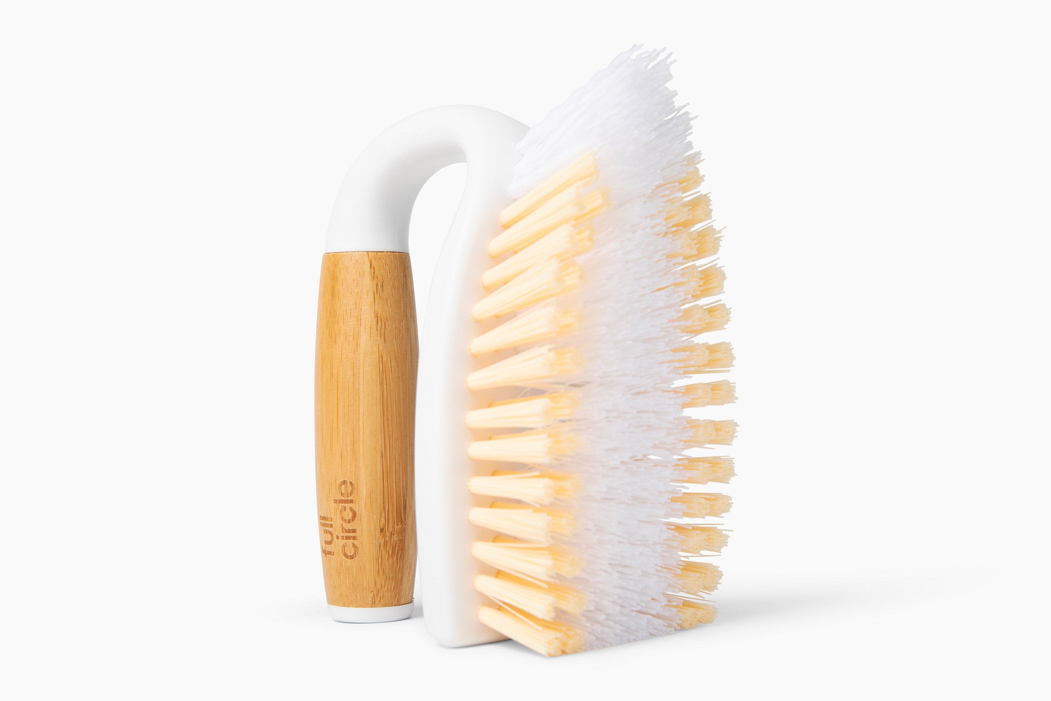 full-circle-the-mighty-scrub-all-purpose-brush-with-bamboo-handle image 1