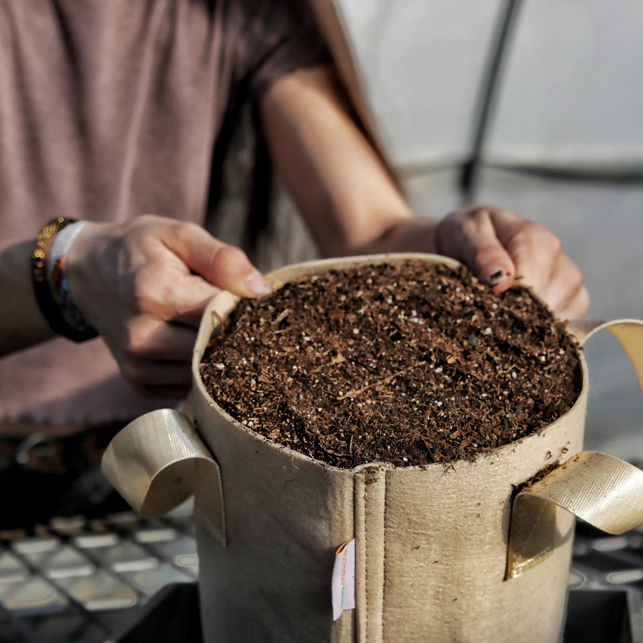 bootstrap-farmer-2-gal-grow-bag-tan-fabric-pot-for-indoor-outdoor image 4