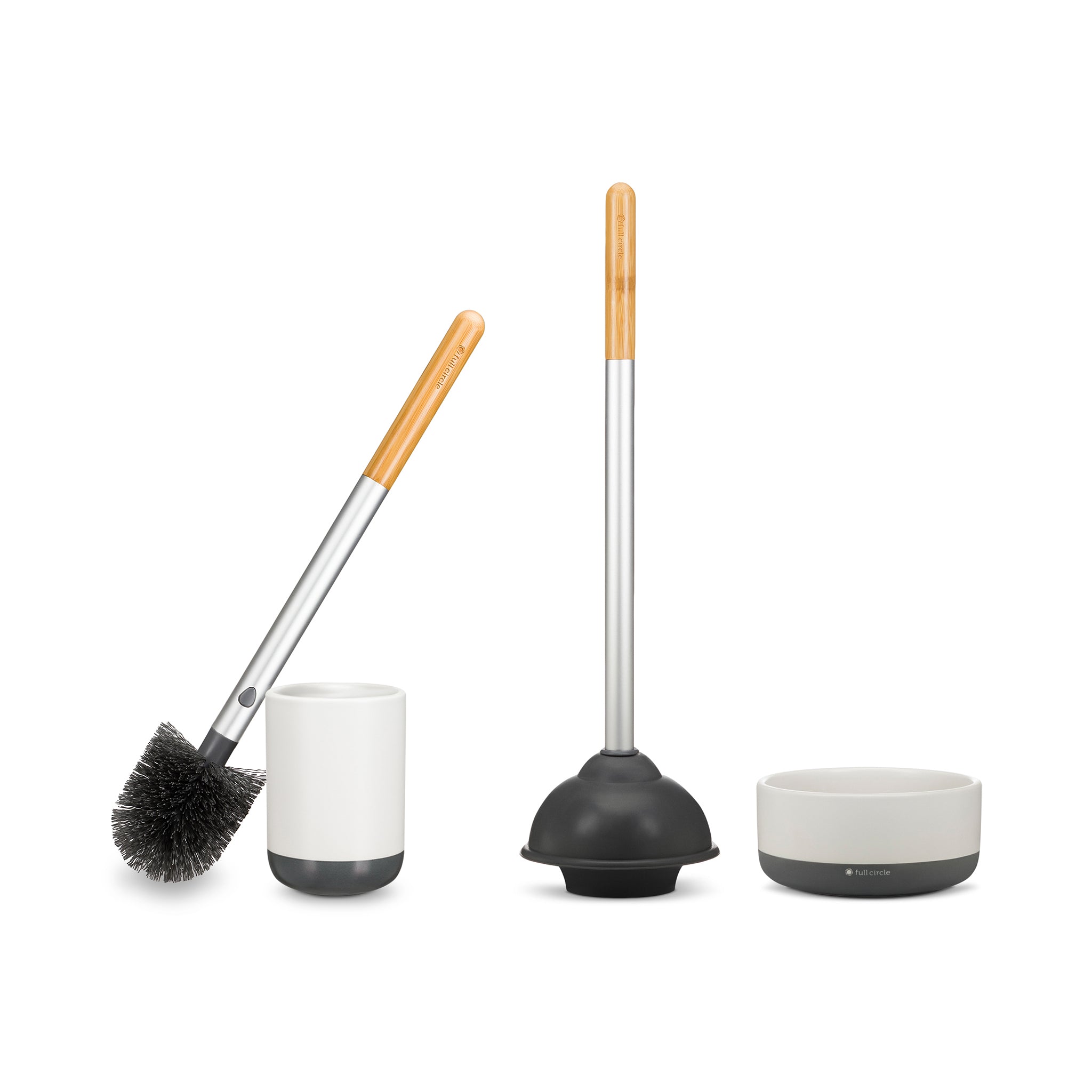 full-circle-toilet-care-cleaning-set-quick-drying-plunger-brush-with-bonus-head image 5