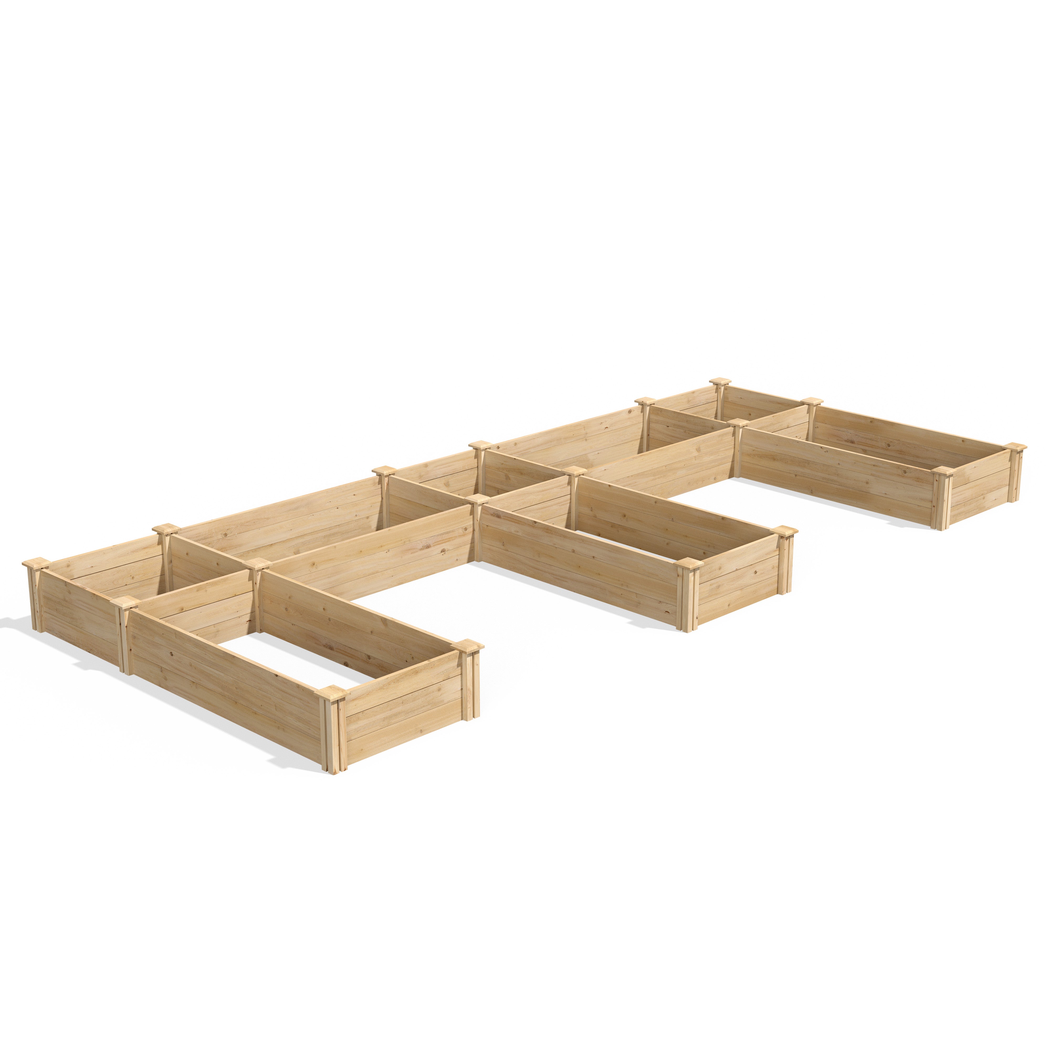greenes-fence-premium-cedar-e-shaped-raised-garden-bed-3-4-in-thick-rcocle-rcocb image 3