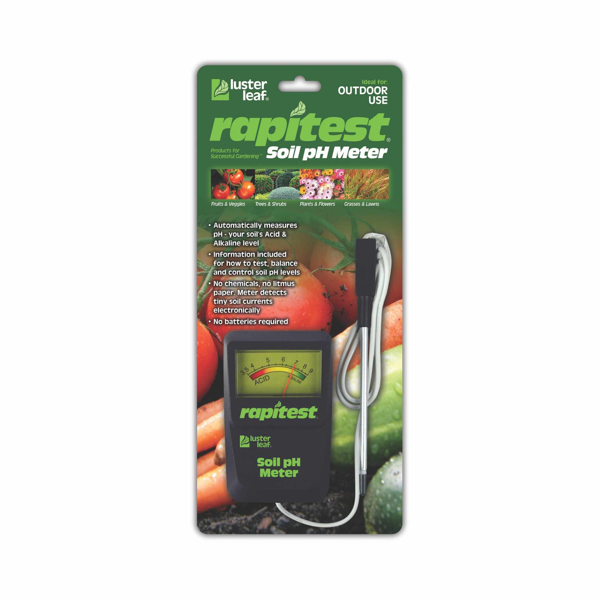 luster-leaf-rapitest-soil-ph-meter-analog-no-batteries image 1
