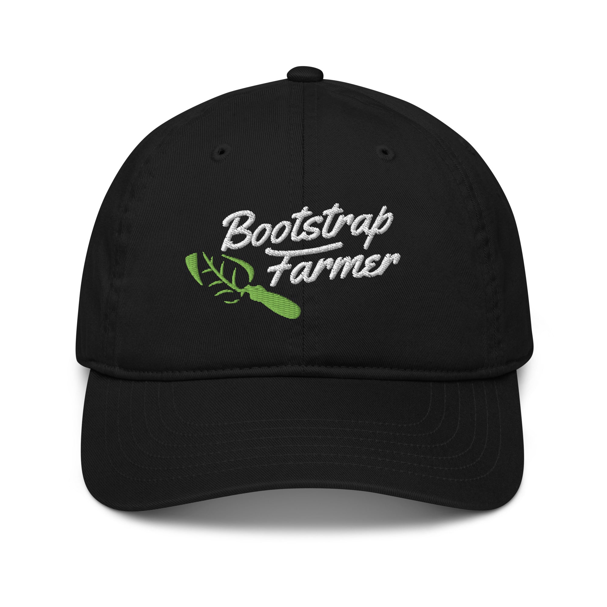 seed-savers-society-organic-embroidered-hat-bootstrap-farmer-100-organic-cotton image 3