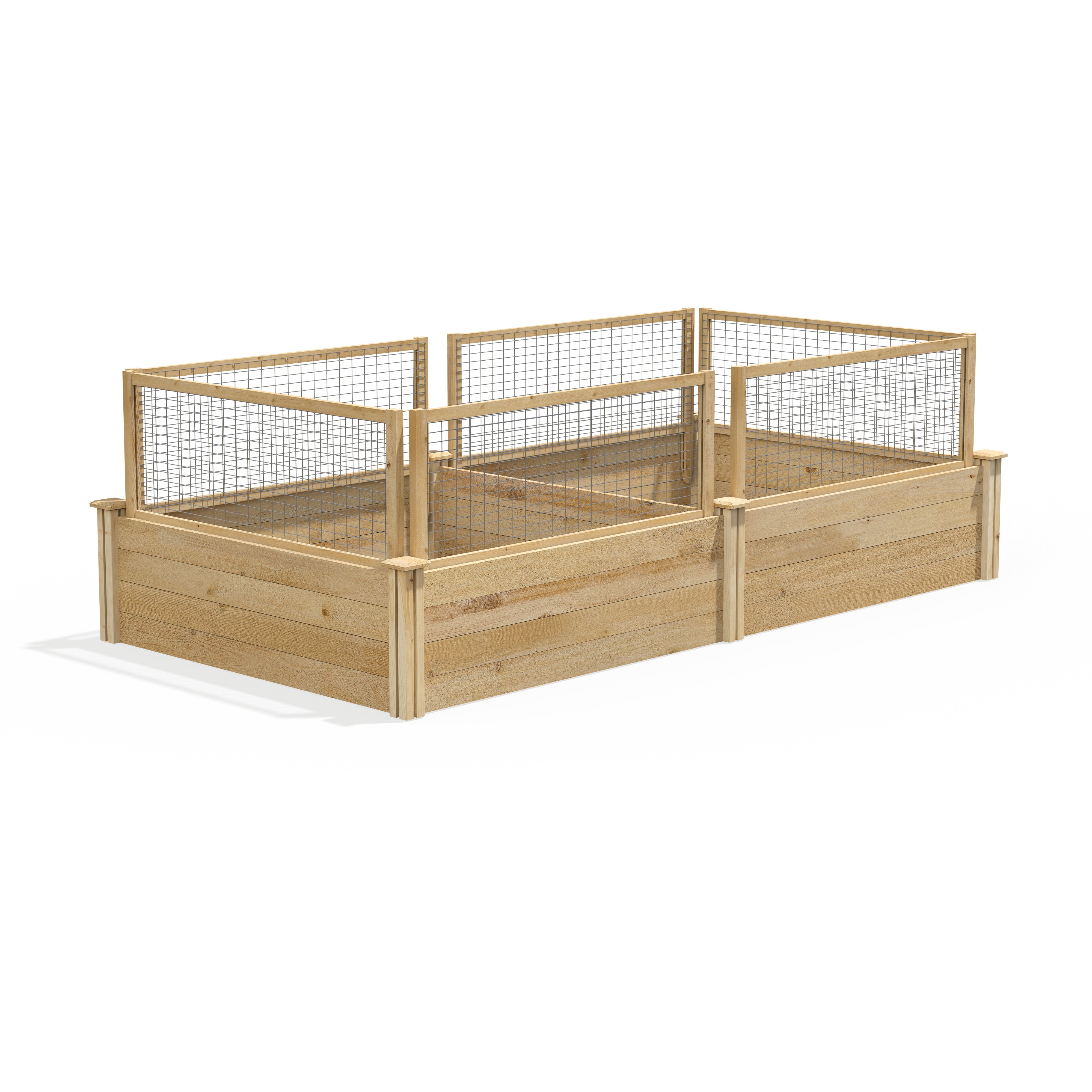 greenes-fence-premium-cedar-raised-garden-bed-with-critterguard-cedar-fence-syst-2 image 2
