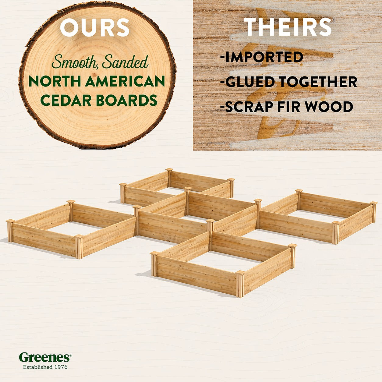 greenes-fence-rc12t8s64b-premium-cedar-raised-garden-bed-80-sq-ft-12-ft-x-12-ft- image 2
