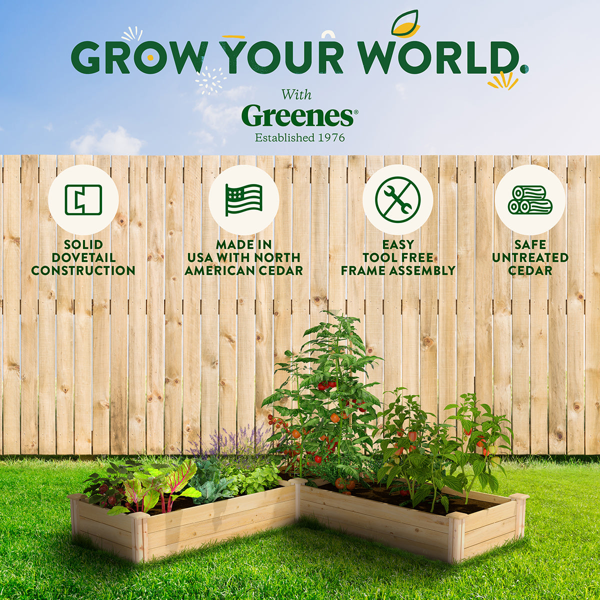 greenes-fence-premium-cedar-raised-garden-bed-corner-unit-multiple-sizes-3-4-in- image 8