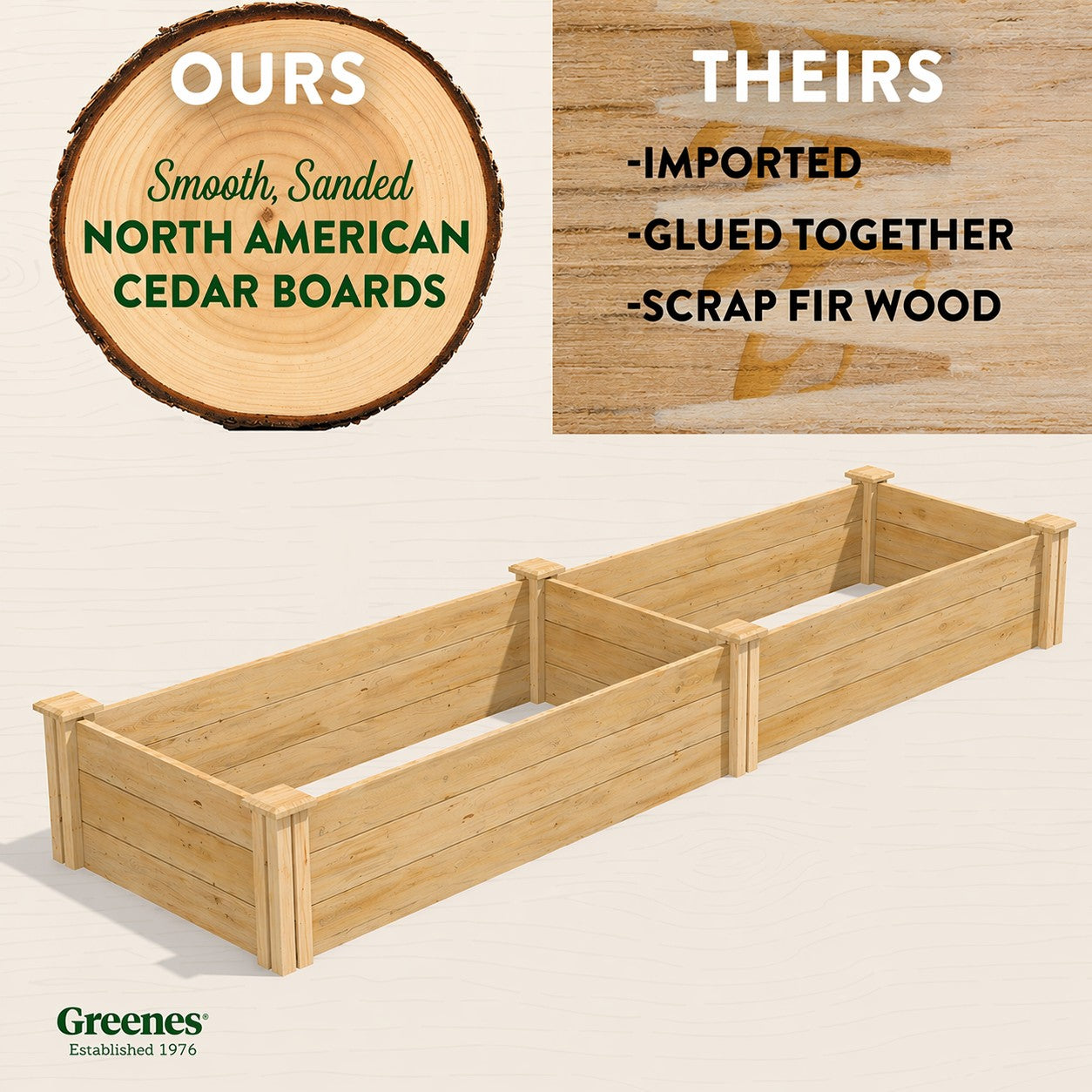 greenes-fence-premium-cedar-raised-garden-bed-2-ft-x-8-ft-x-10-5-in-rc24966t image 2