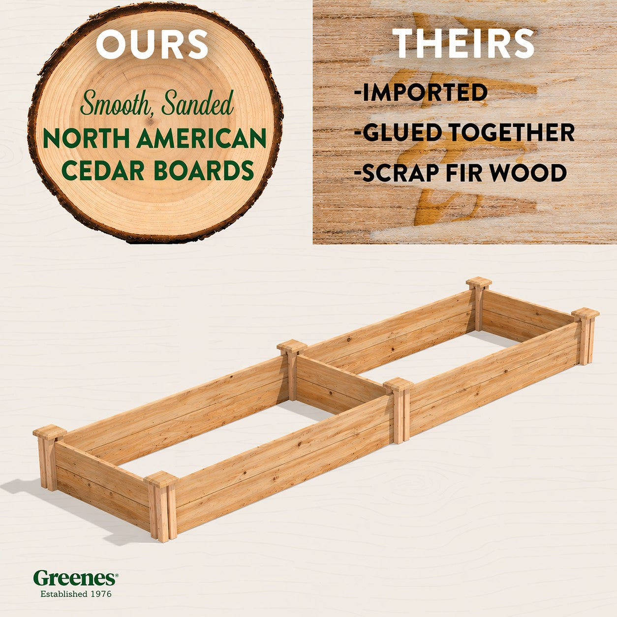 greenes-fence-premium-cedar-raised-garden-bed-2-ft-x-8-ft-x-7-in-3-4-in-thick-rc image 2
