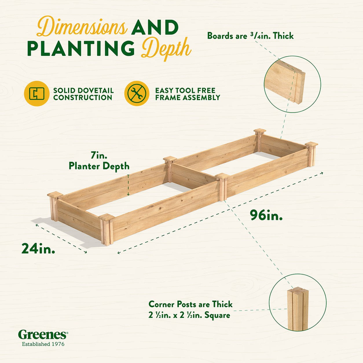 greenes-fence-premium-cedar-raised-garden-bed-2-ft-x-8-ft-x-7-in-3-4-in-thick-rc image 7
