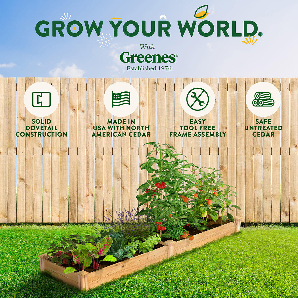 greenes-fence-premium-cedar-raised-garden-bed-2-ft-x-8-ft-x-7-in-3-4-in-thick-rc image 8