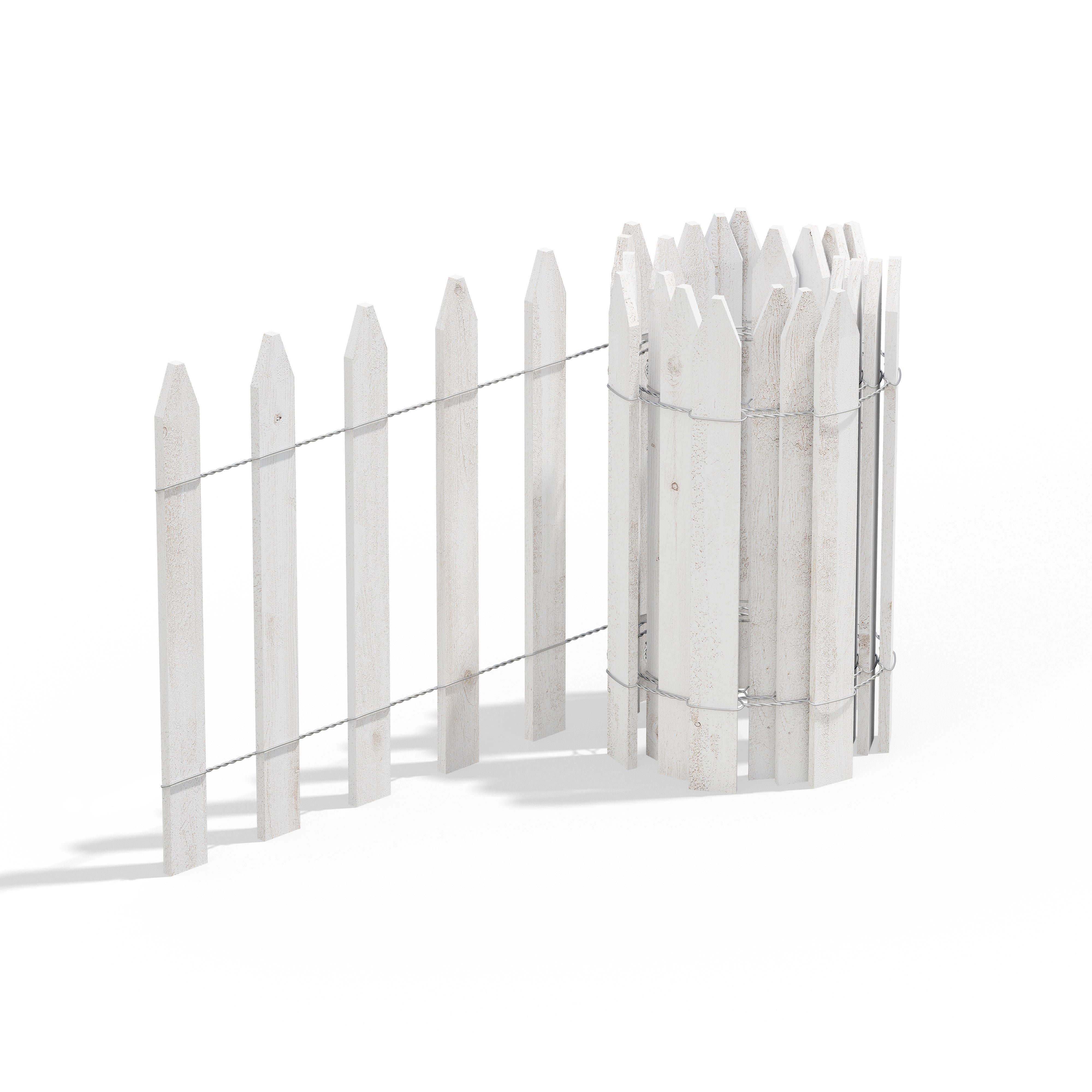 greenes-fence-cedar-wooden-garden-picket-fence-8-ft-x-16-in-natural-or-white-rc2 image 4