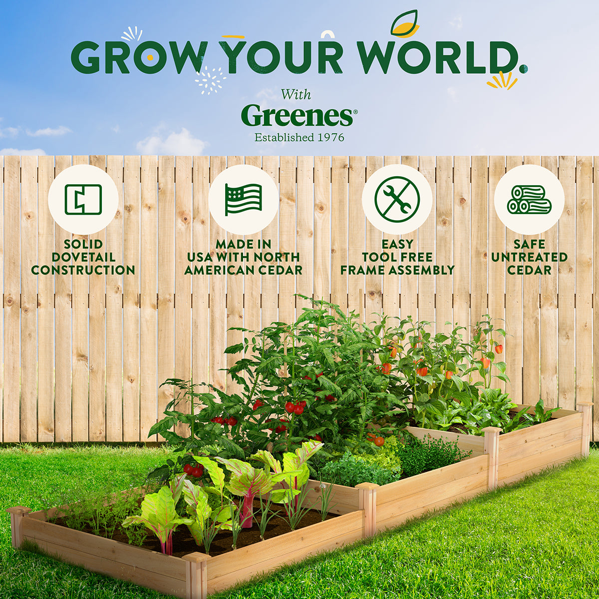 greenes-fence-premium-cedar-raised-garden-bed-3-tiered-4-ft-x-12-ft-3-4-in-thick image 8