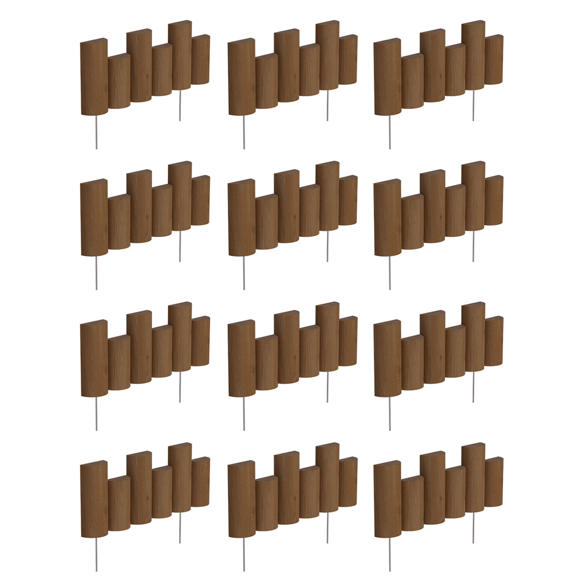 greenes-fence-wooden-half-log-staggered-lawn-edging-18-in-x-7-in-rc32b image 5