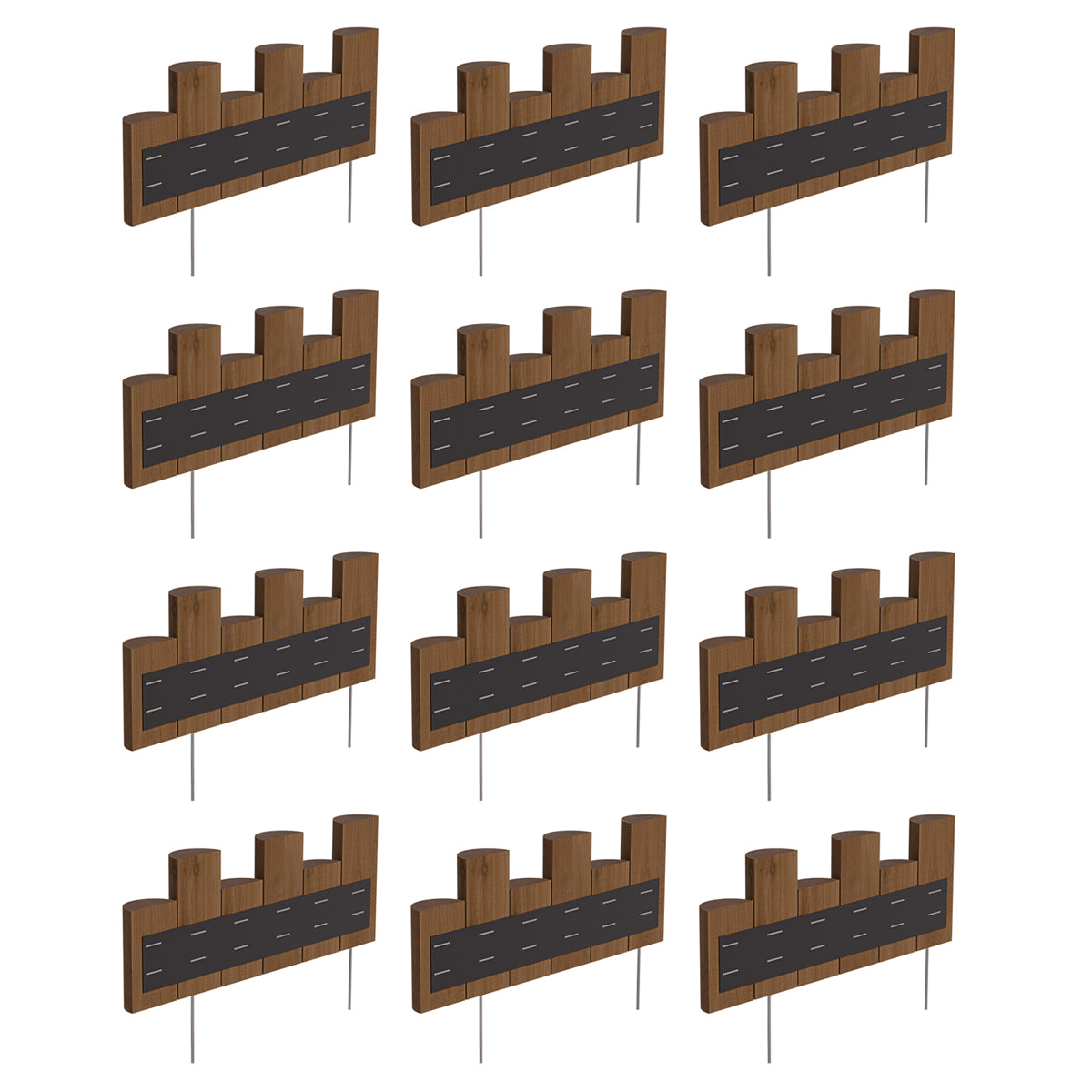 greenes-fence-wooden-half-log-staggered-lawn-edging-18-in-x-7-in-rc32b image 6
