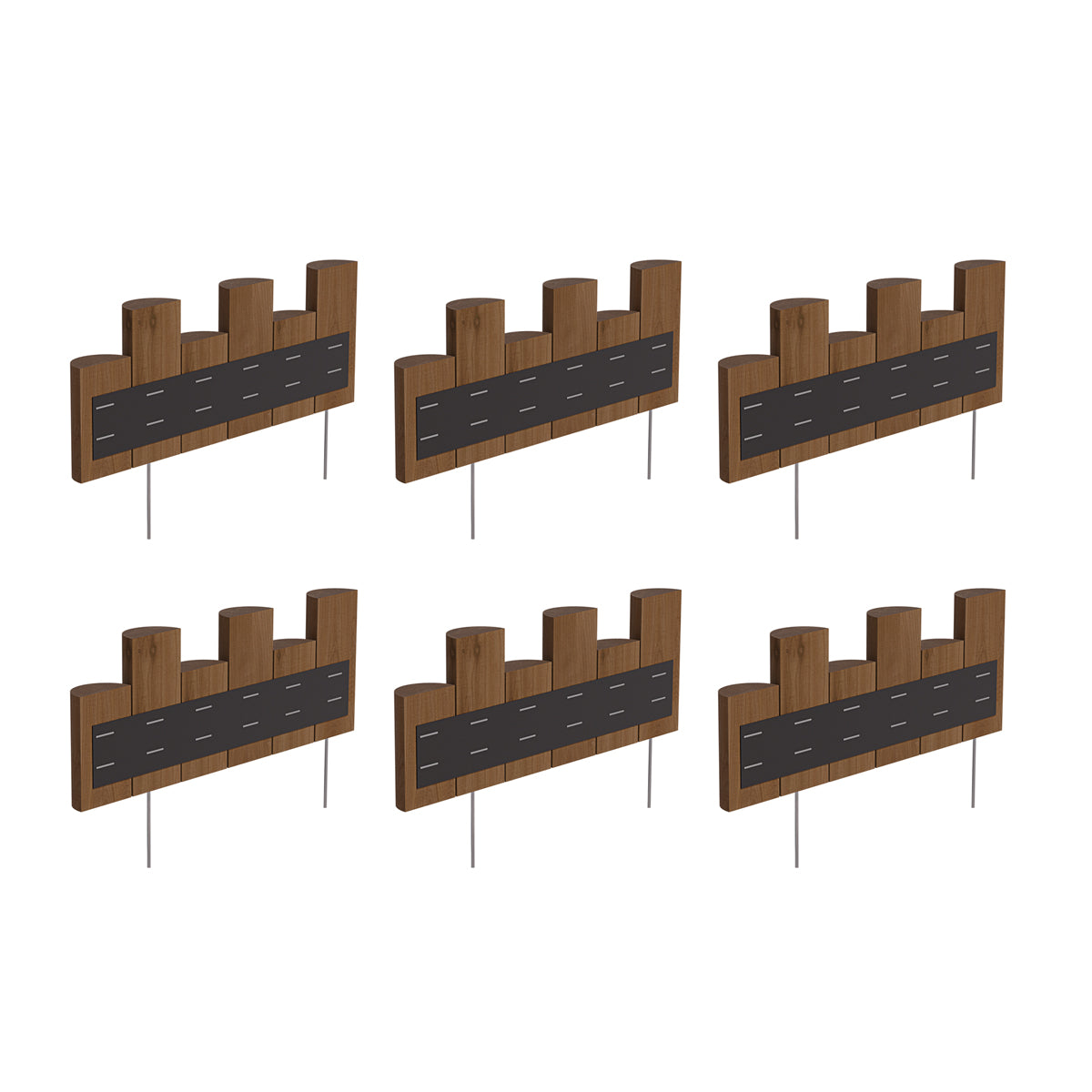 greenes-fence-wooden-half-log-staggered-lawn-edging-18-in-x-7-in-rc32b image 4