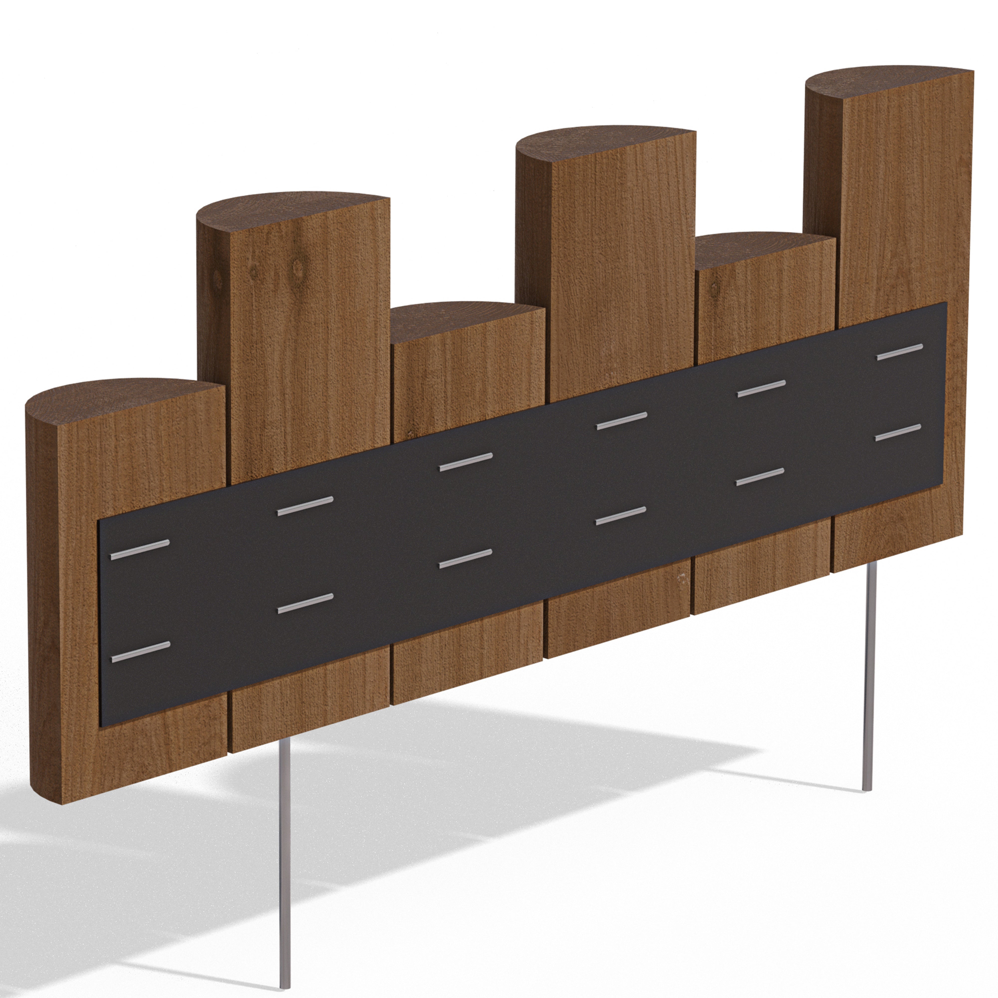 greenes-fence-wooden-half-log-staggered-lawn-edging-18-in-x-7-in-rc32b image 2