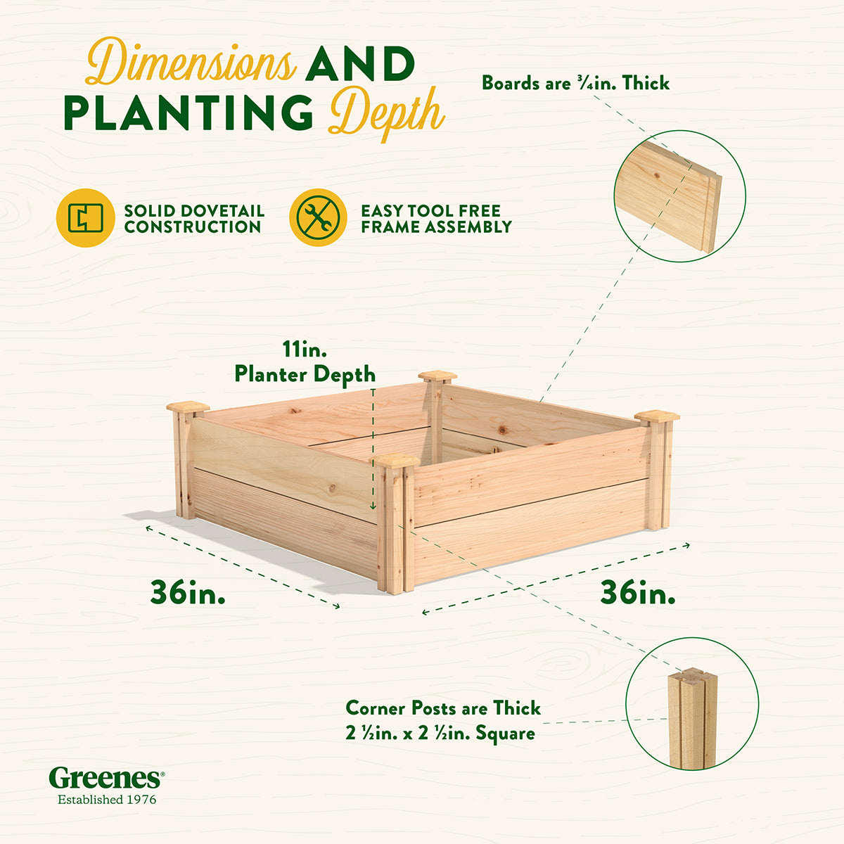 greenes-fence-premium-cedar-raised-garden-bed-3-ft-x-3-ft-x-11-in-rc363612p image 7